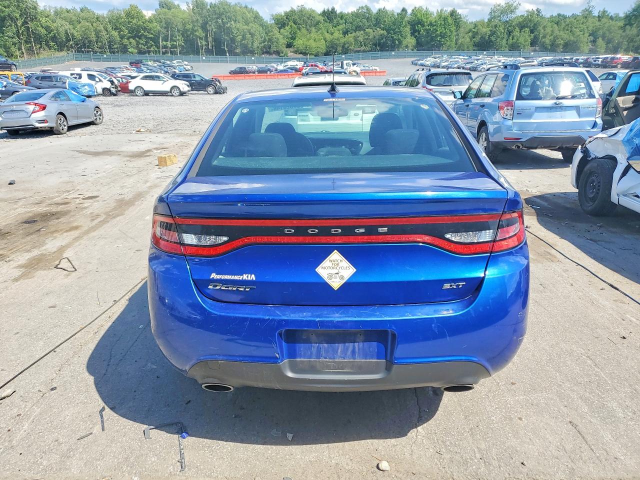 2013 Dodge Dart Sxt Blue vin: 1C3CDFBA5DD338300