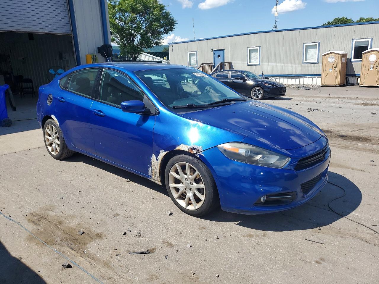 2013 Dodge Dart Sxt Blue vin: 1C3CDFBA5DD338300