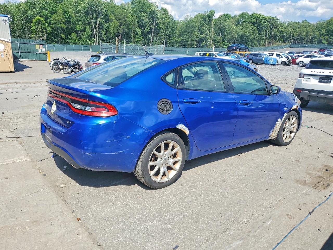 2013 Dodge Dart Sxt Blue vin: 1C3CDFBA5DD338300