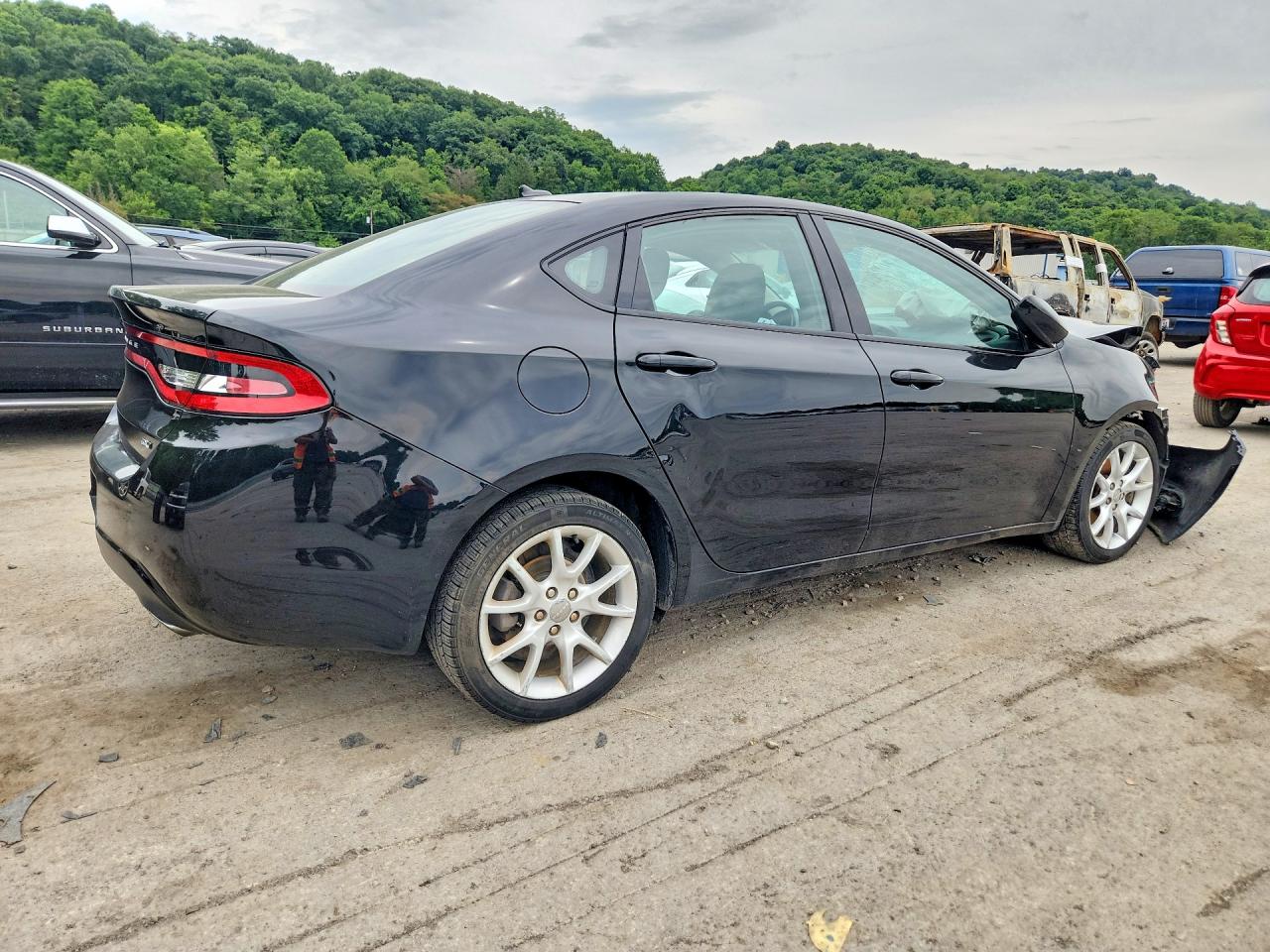 2013 Dodge Dart Sxt Black vin: 1C3CDFBA5DD346140