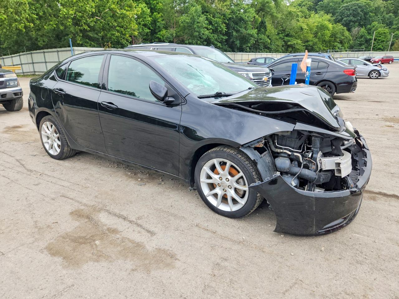 2013 Dodge Dart Sxt Black vin: 1C3CDFBA5DD346140