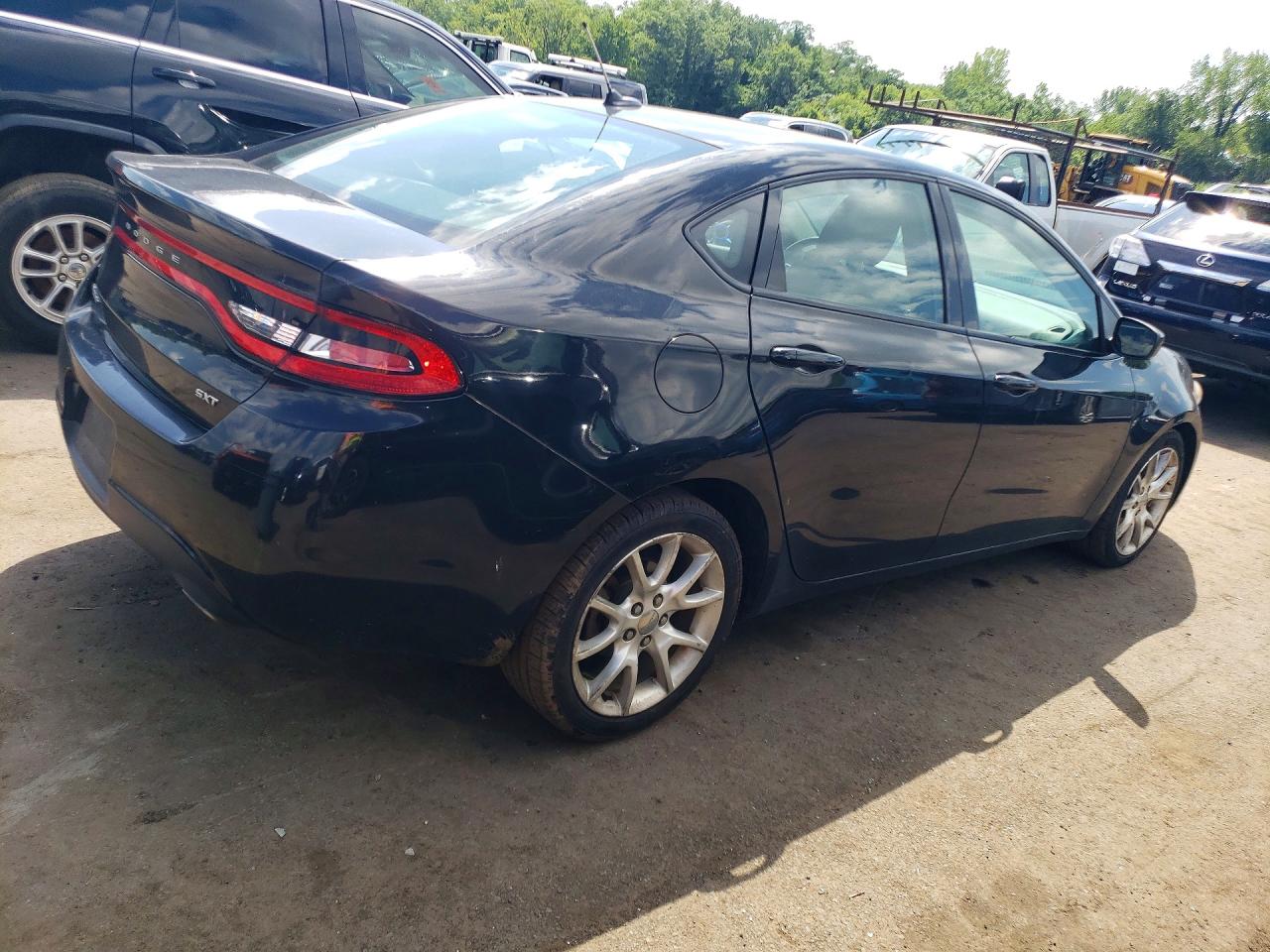 2013 Dodge Dart Sxt Black vin: 1C3CDFBA5DD347790
