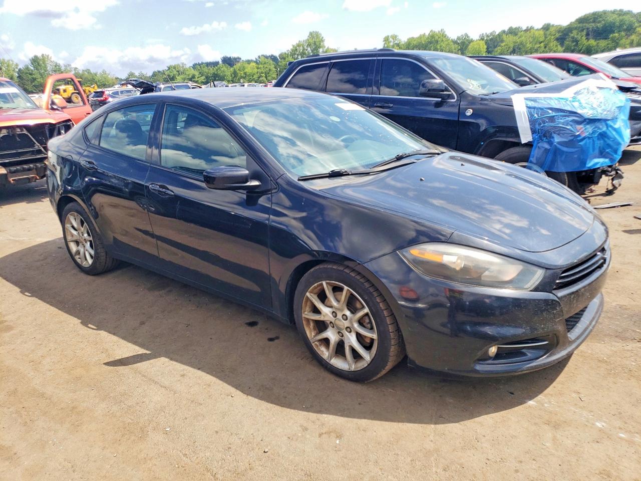 2013 Dodge Dart Sxt Black vin: 1C3CDFBA5DD347790