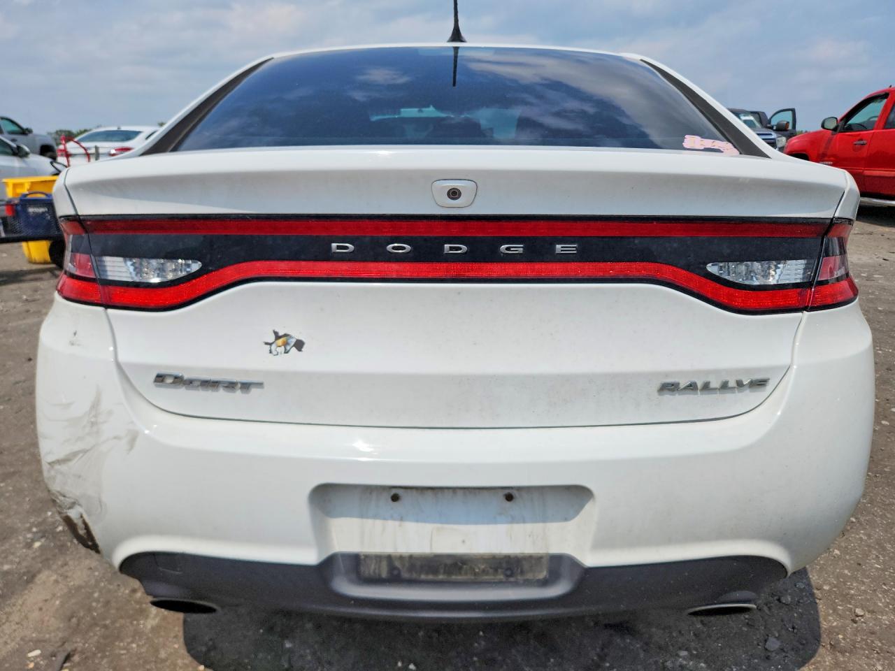 2013 Dodge Dart Sxt White vin: 1C3CDFBA6DD119006