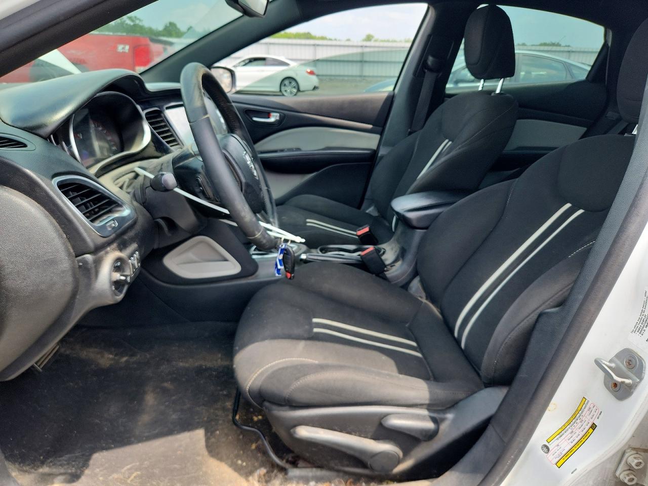 2013 Dodge Dart Sxt White vin: 1C3CDFBA6DD119006