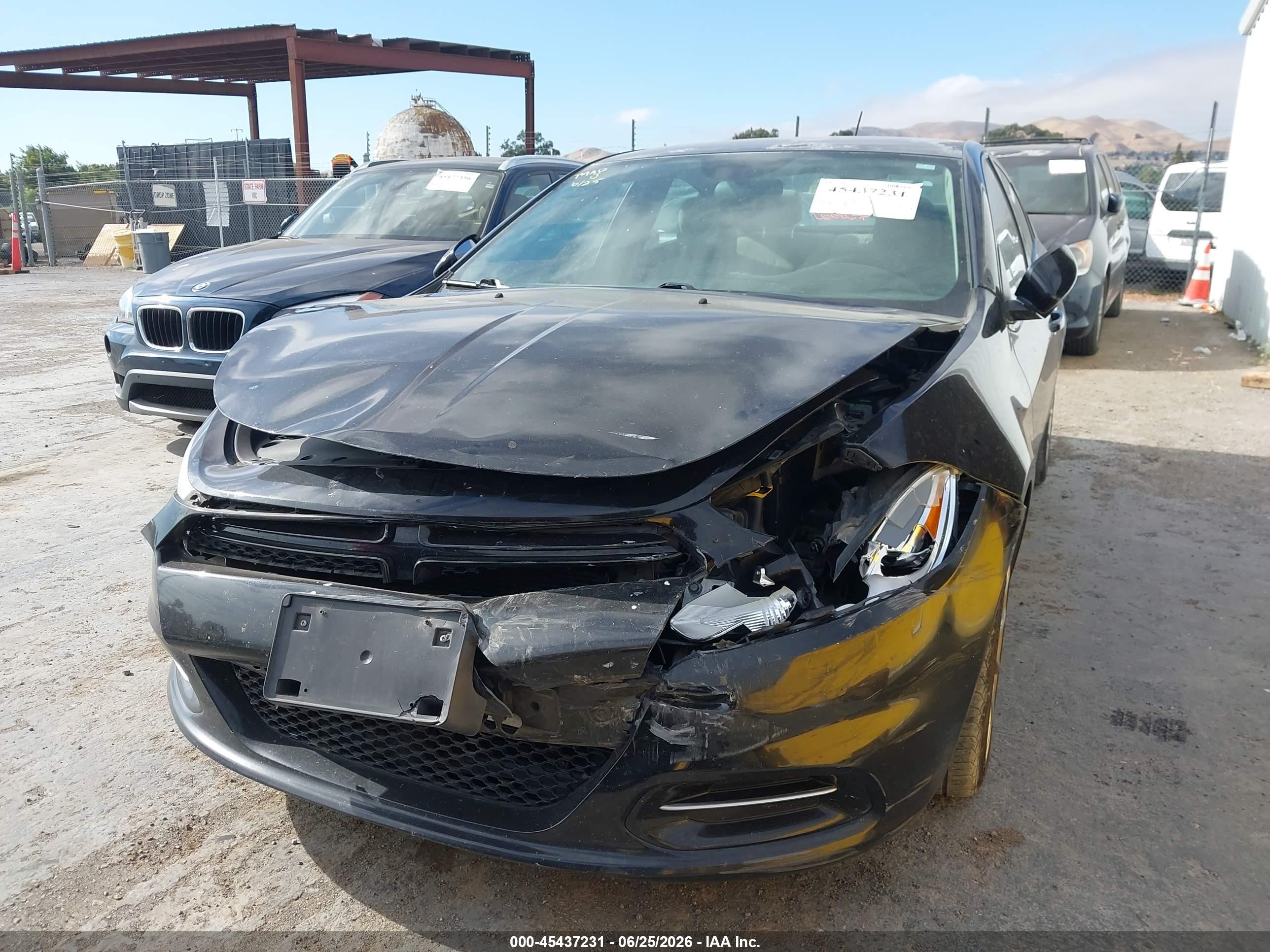 2013 Dodge Dart Sxt Black vin: 1C3CDFBA6DD209787