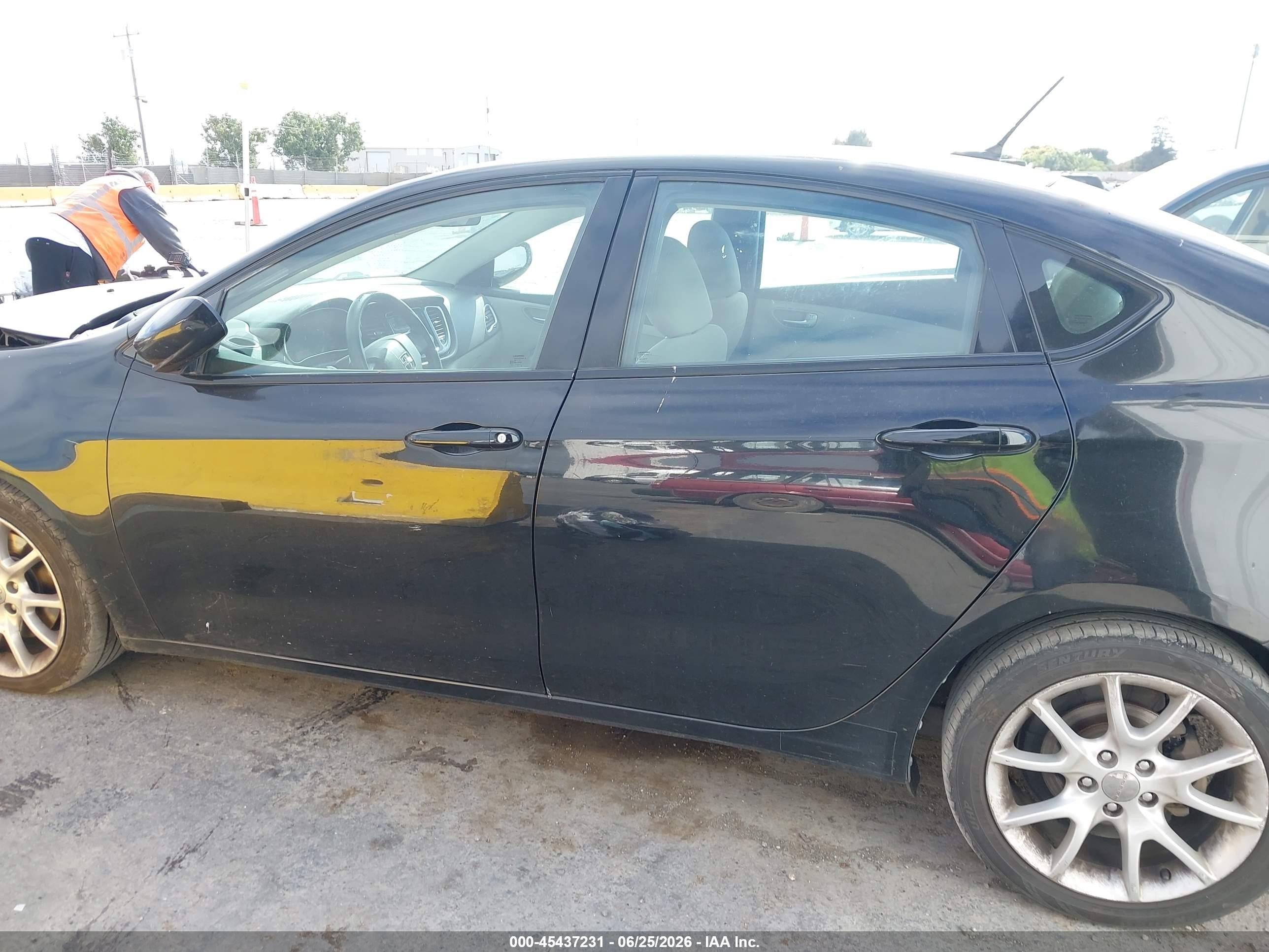 2013 Dodge Dart Sxt Black vin: 1C3CDFBA6DD209787