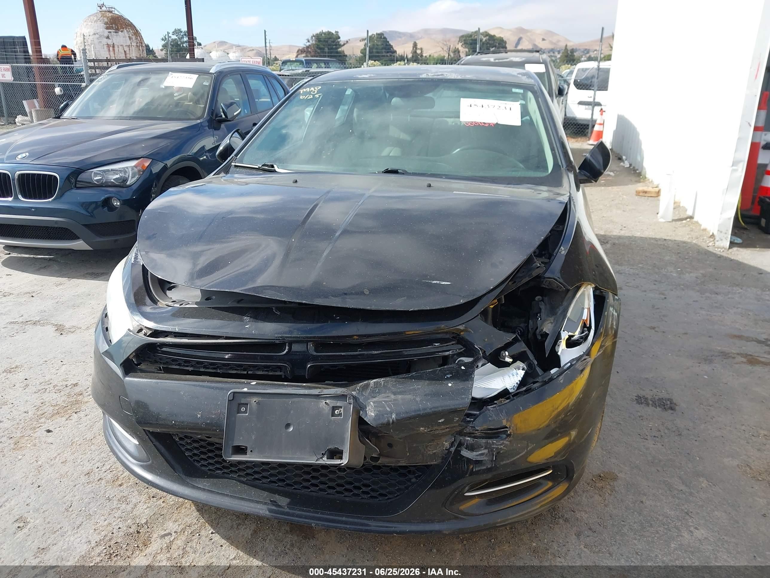 2013 Dodge Dart Sxt Black vin: 1C3CDFBA6DD209787