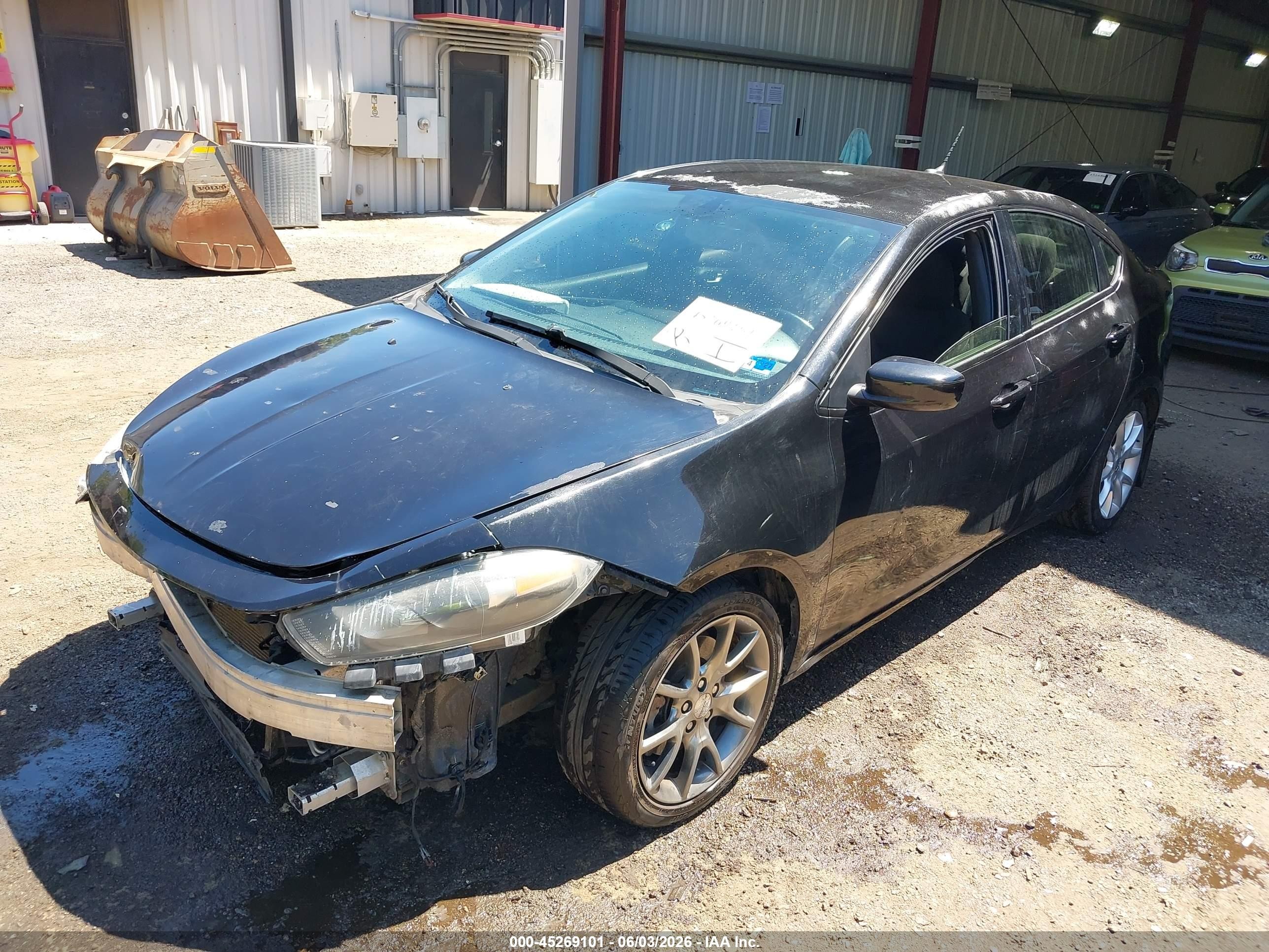 2013 Dodge Dart Sxt Black vin: 1C3CDFBA6DD289527