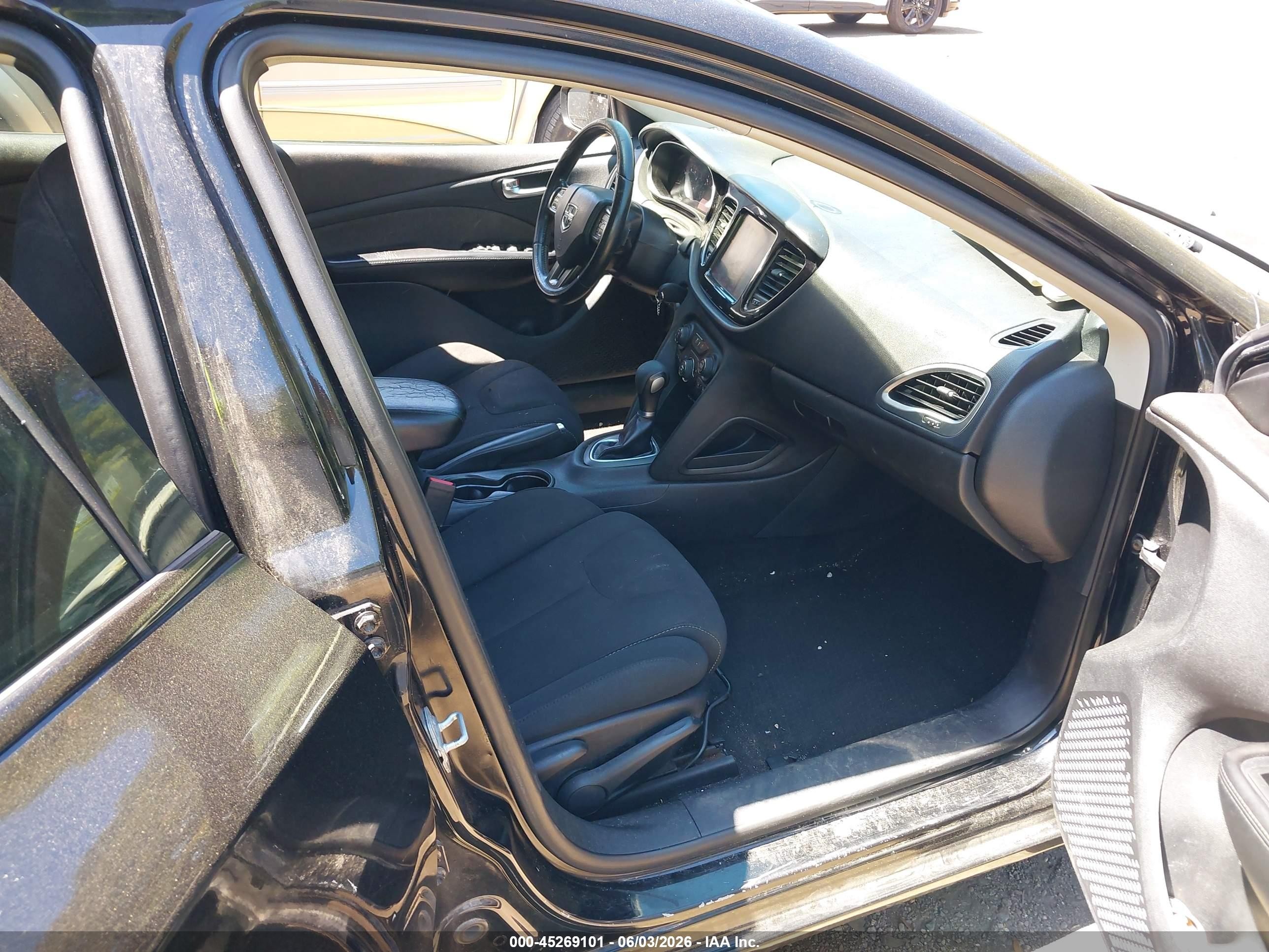 2013 Dodge Dart Sxt Black vin: 1C3CDFBA6DD289527