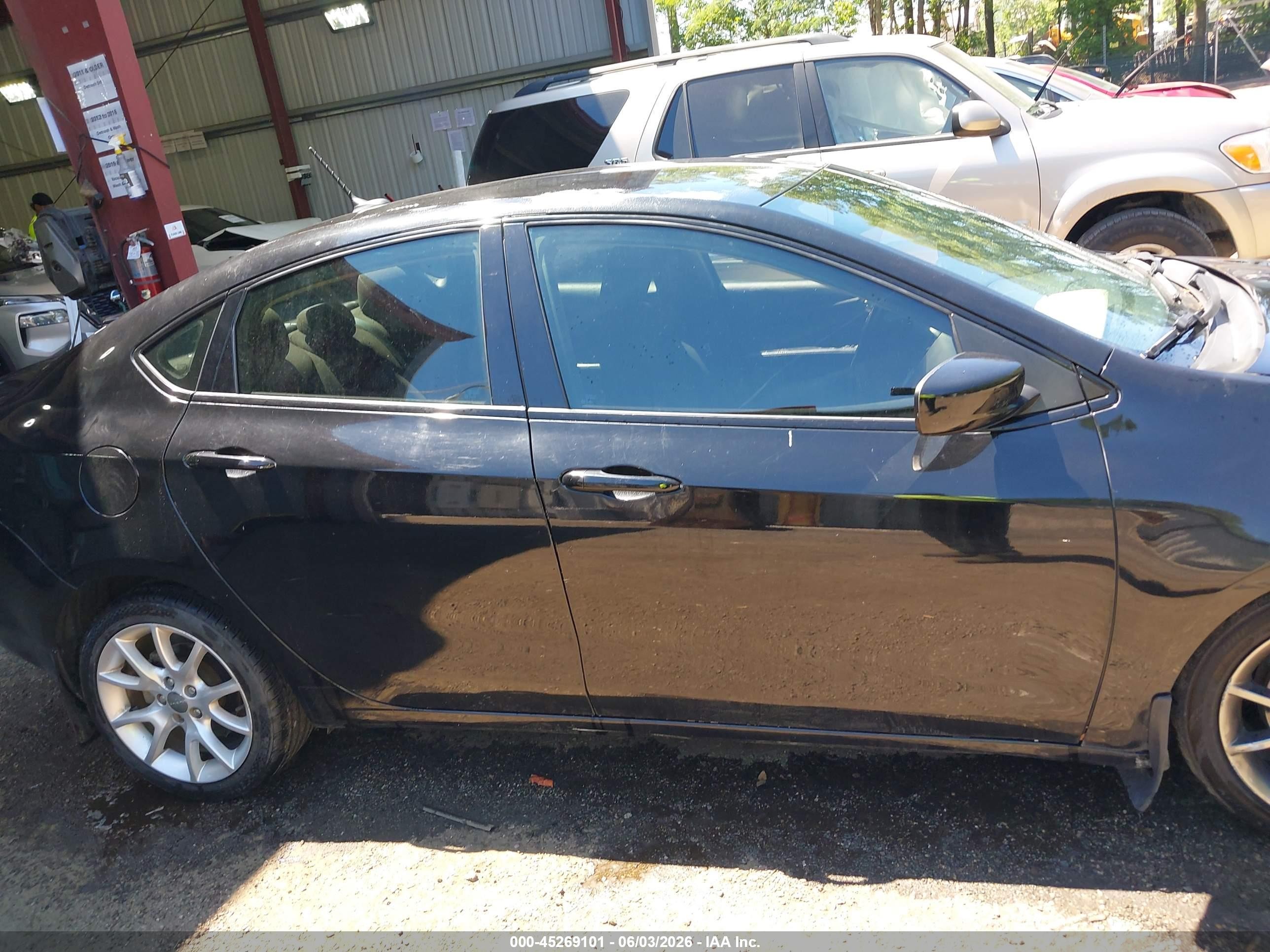 2013 Dodge Dart Sxt Black vin: 1C3CDFBA6DD289527