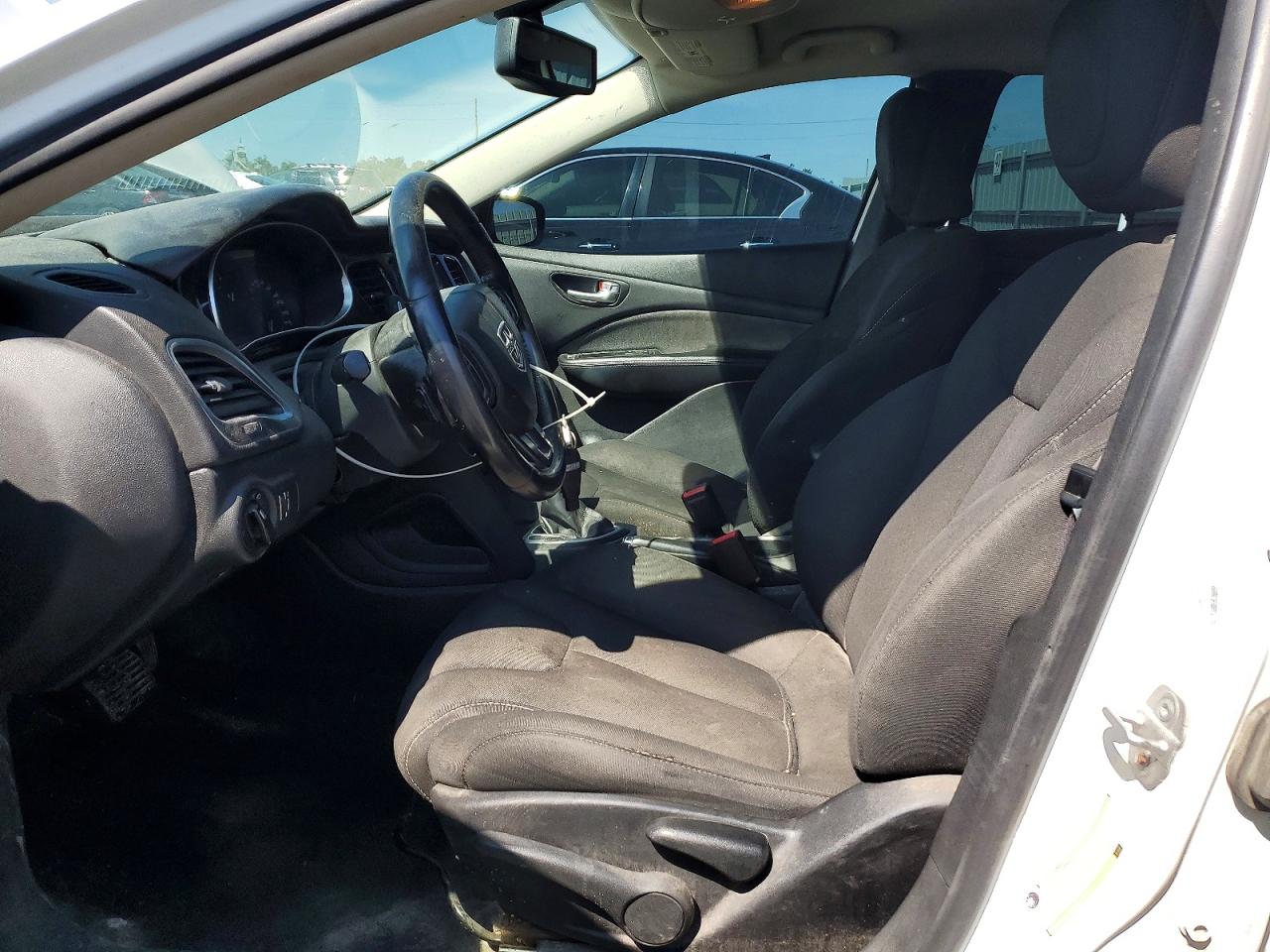 2013 Dodge Dart Sxt White vin: 1C3CDFBA6DD291424