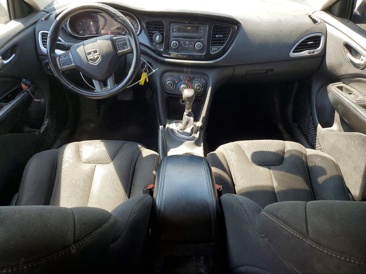 2013 Dodge Dart Sxt White vin: 1C3CDFBA6DD291424