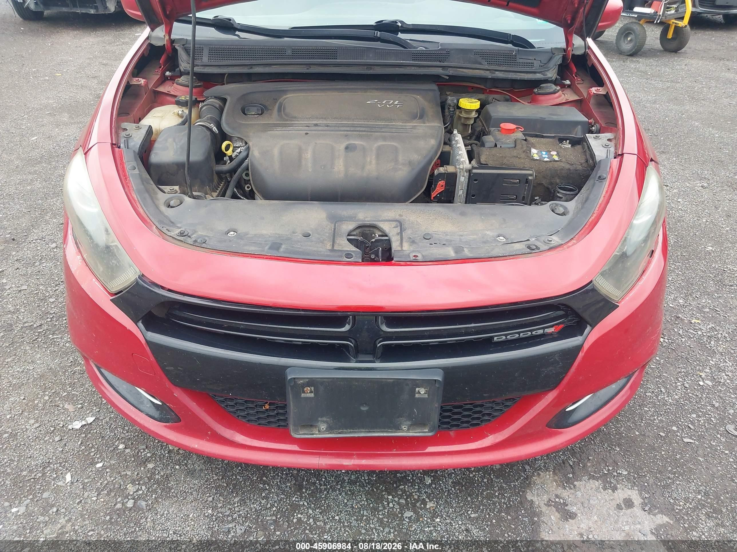 2013 Dodge Dart Sxt Красный vin: 1C3CDFBA6DD321862