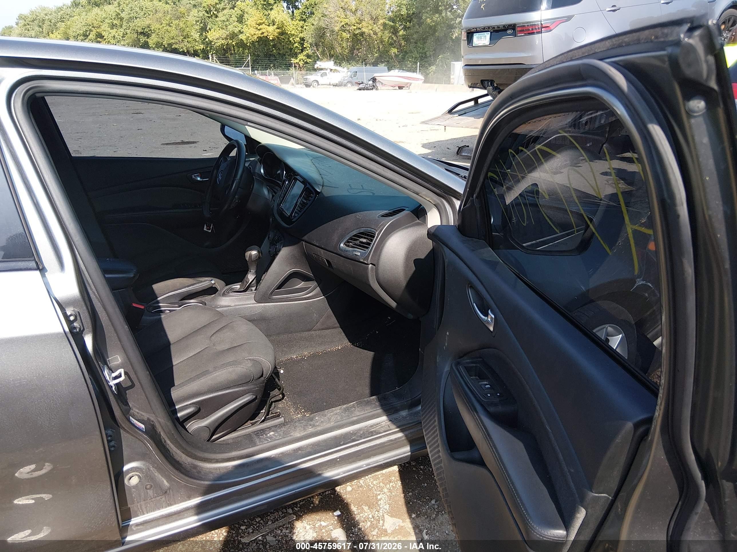 2013 Dodge Dart Sxt Gray vin: 1C3CDFBA6DD345949