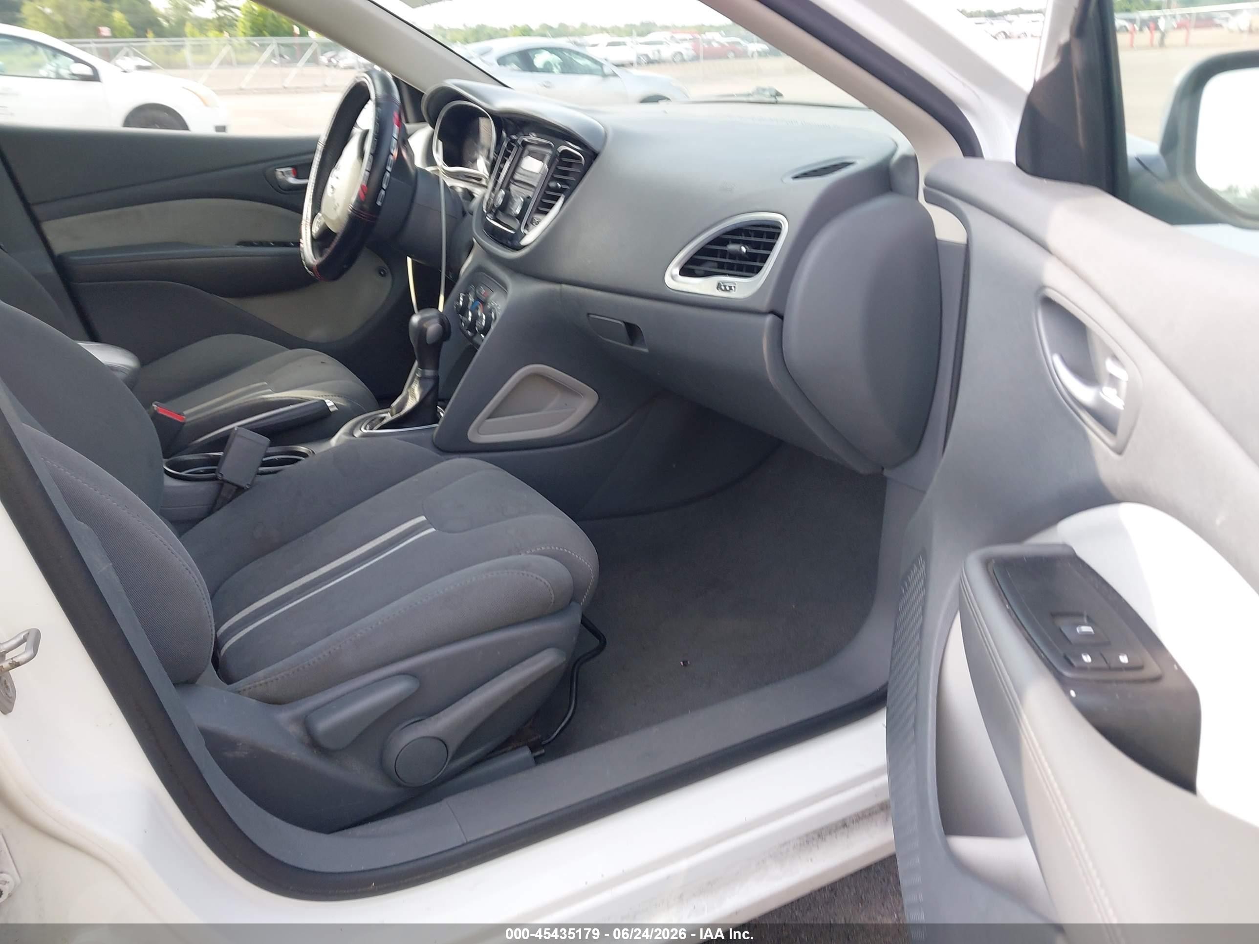 2013 Dodge Dart Rallye White vin: 1C3CDFBA7DD103896