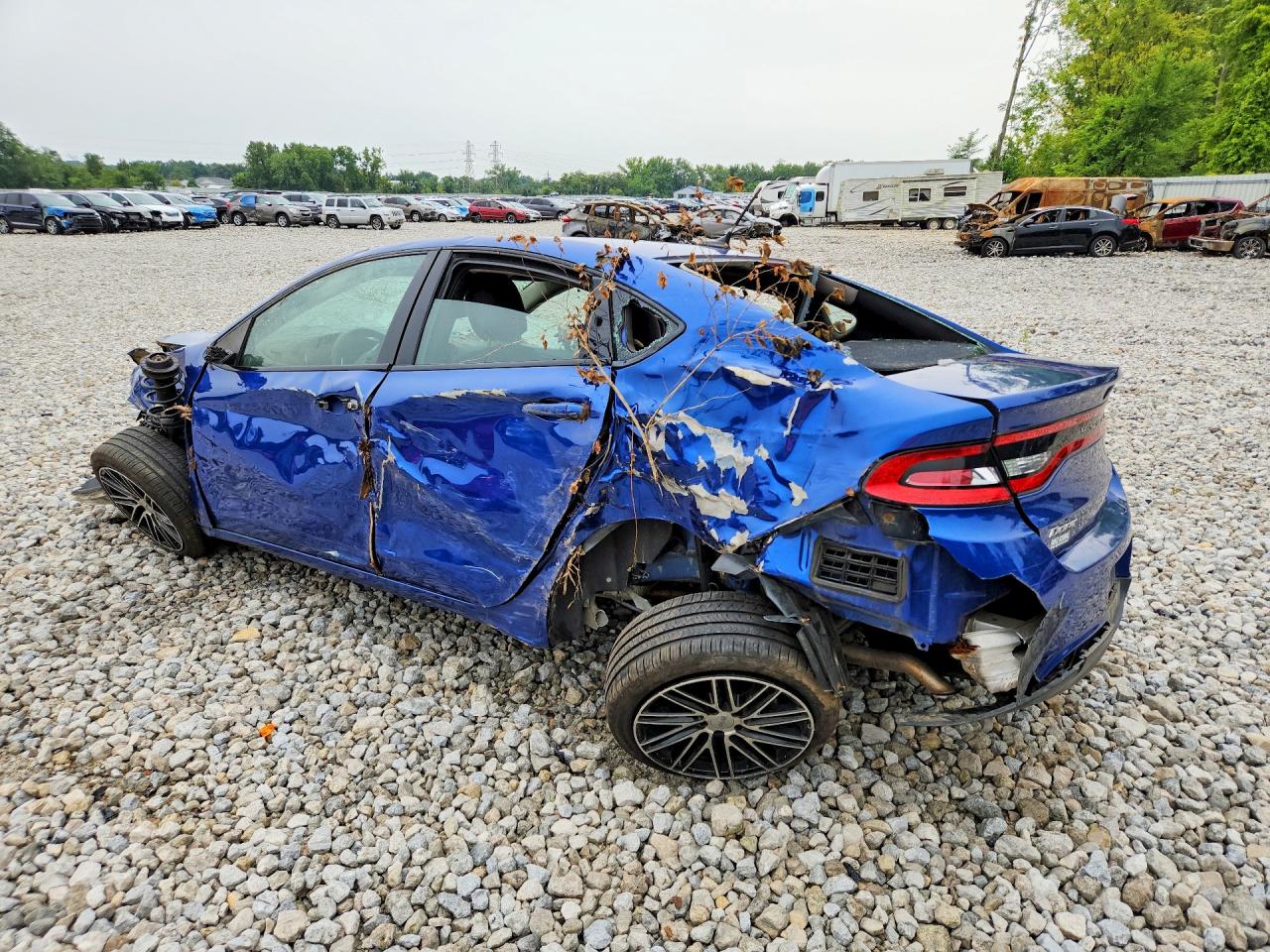 2013 Dodge Dart Sxt Blue vin: 1C3CDFBA7DD259033