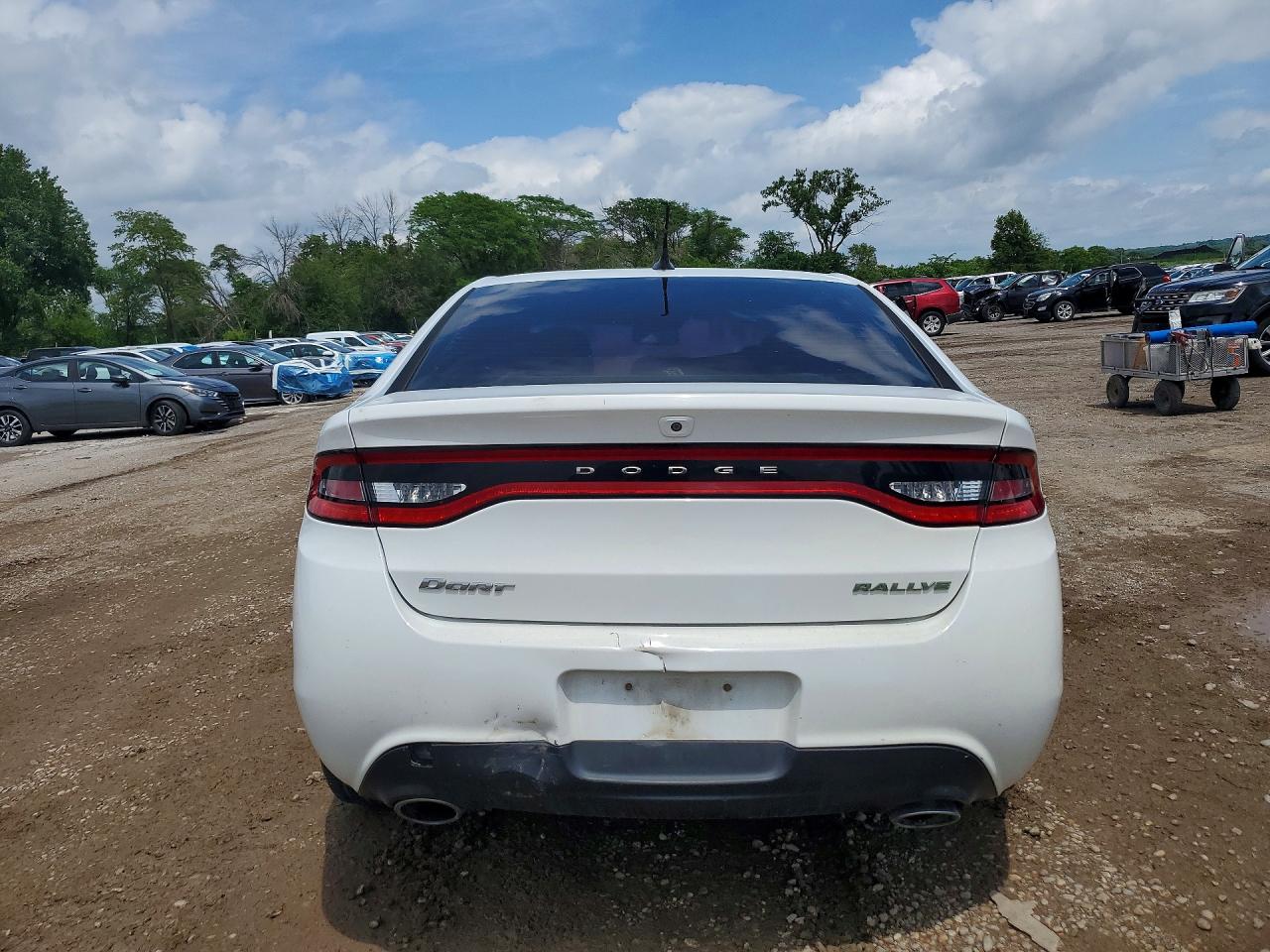 2013 Dodge Dart Sxt White vin: 1C3CDFBA7DD321613