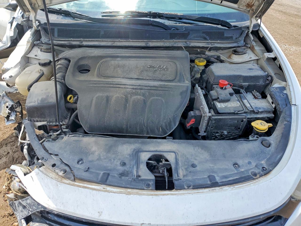 2013 Dodge Dart Sxt White vin: 1C3CDFBA7DD321613