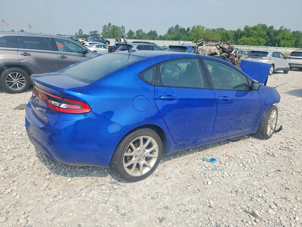 2013 Dodge Dart Sxt Blue vin: 1C3CDFBA7DD321904