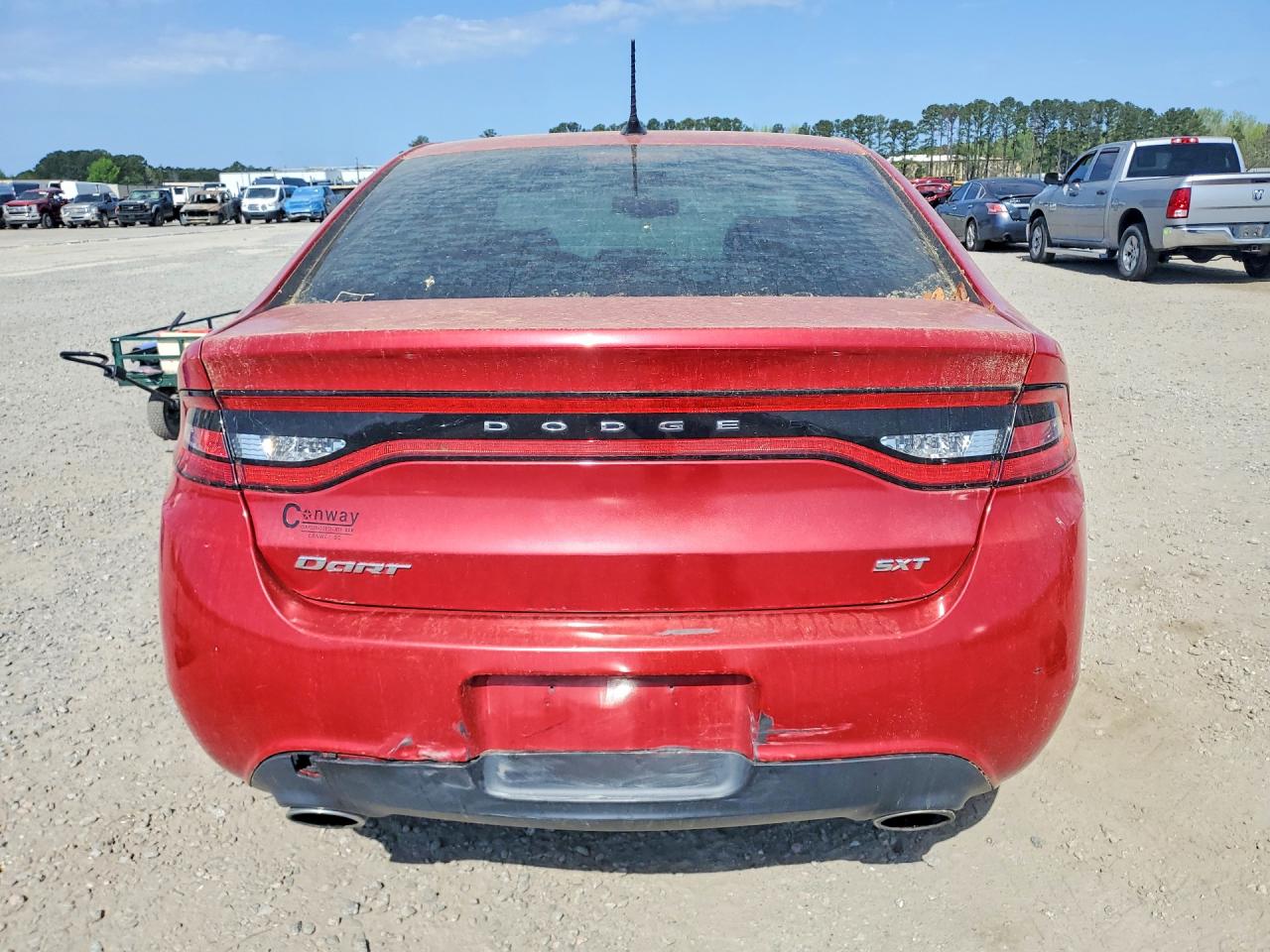 2013 Dodge Dart Sxt Red vin: 1C3CDFBA7DD341585