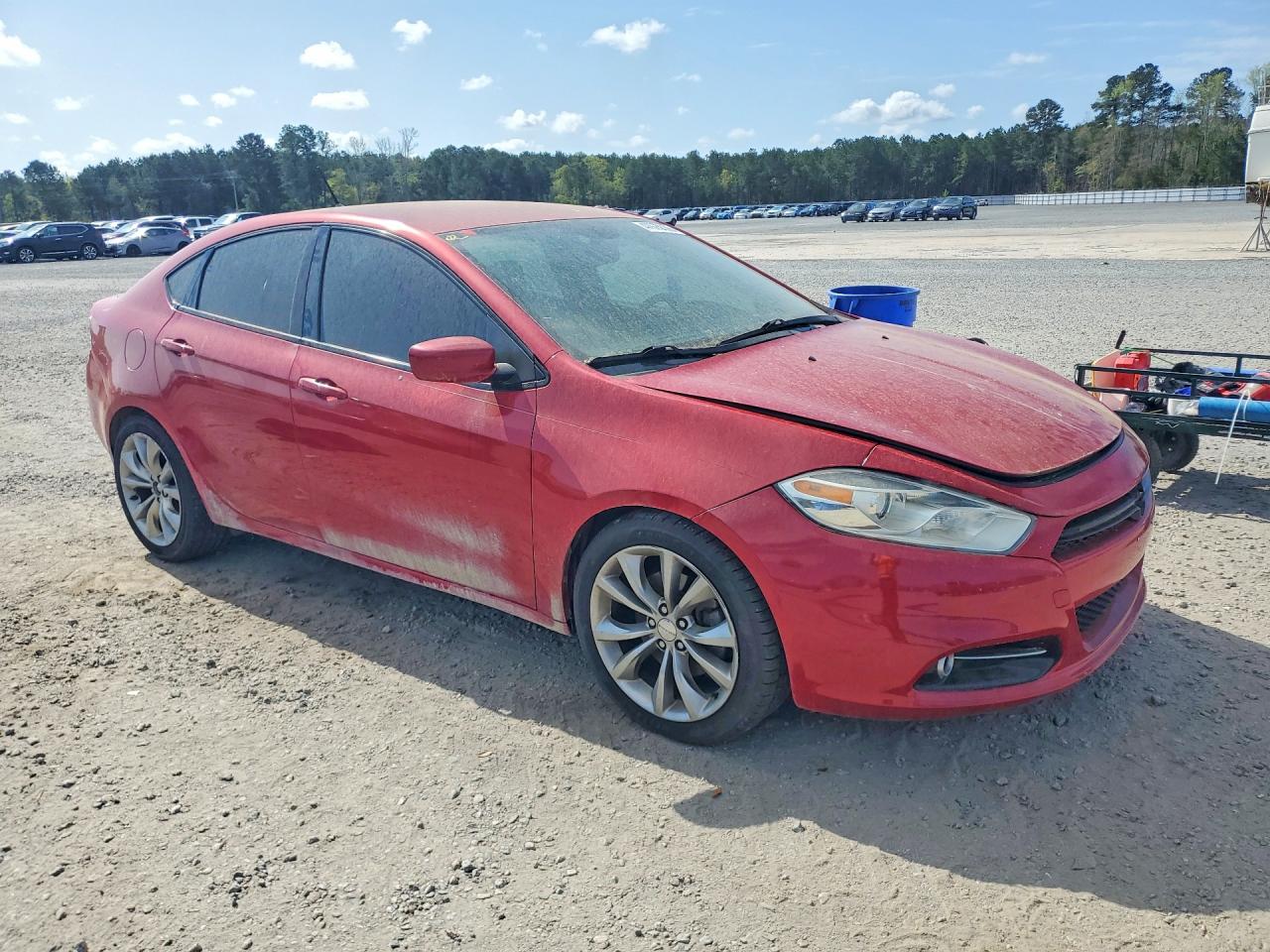 2013 Dodge Dart Sxt Red vin: 1C3CDFBA7DD341585