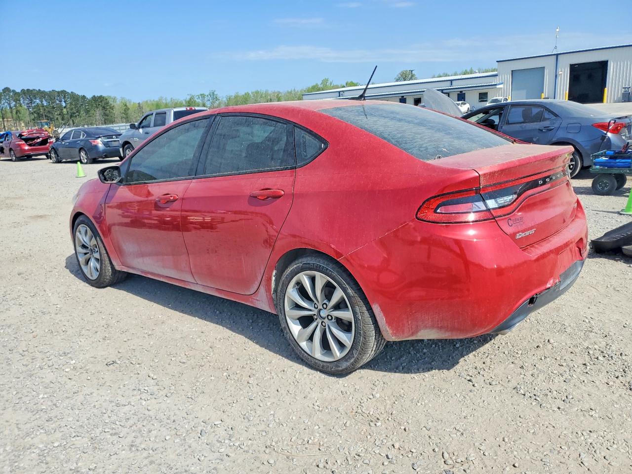 2013 Dodge Dart Sxt Red vin: 1C3CDFBA7DD341585
