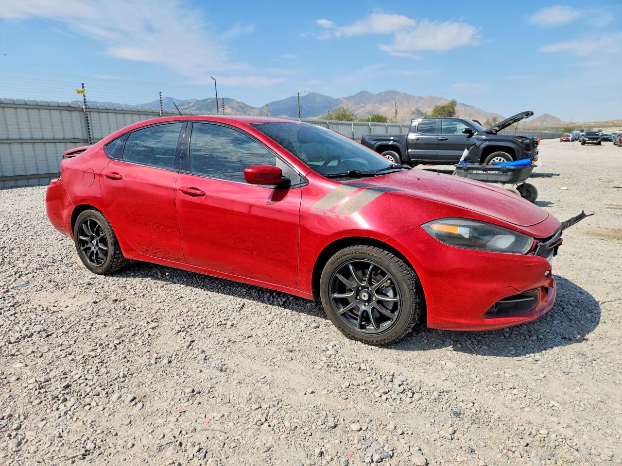 2013 Dodge Dart Sxt Red vin: 1C3CDFBA8DD118181