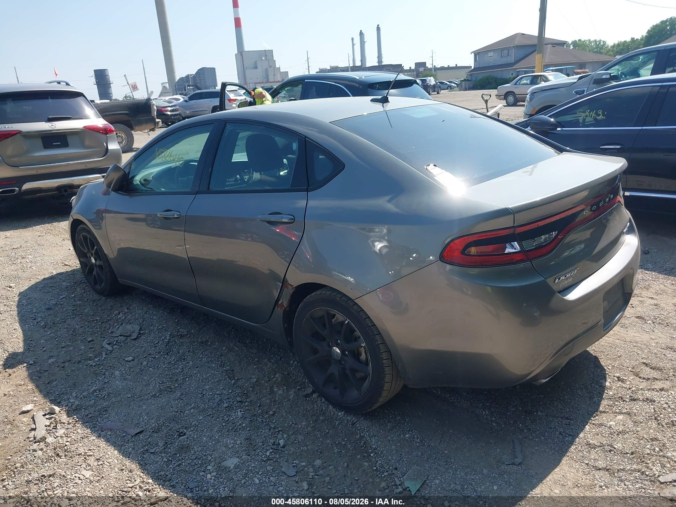 2013 Dodge Dart Rallye Gray vin: 1C3CDFBA8DD142187