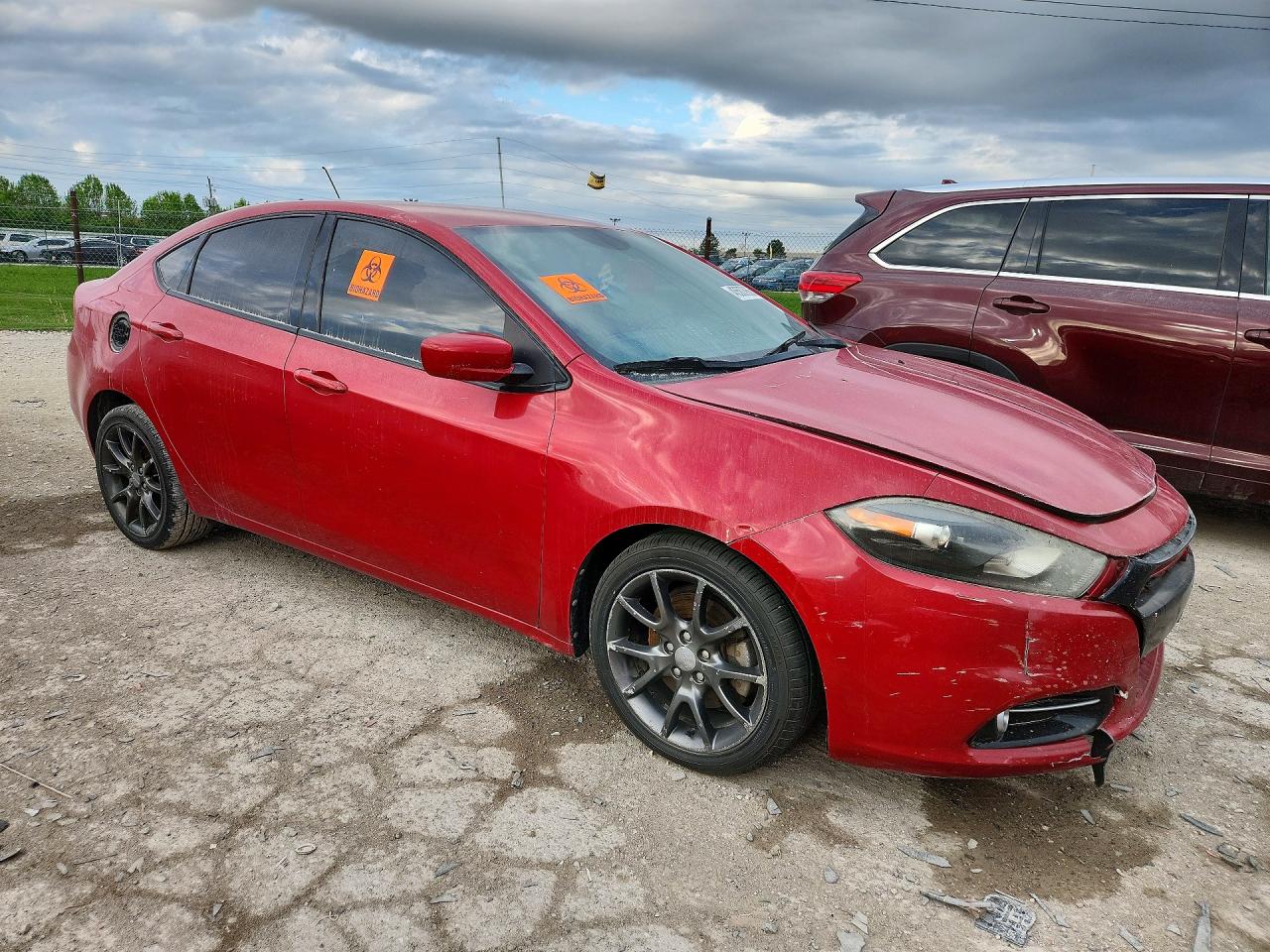 2013 Dodge Dart Sxt Red vin: 1C3CDFBA8DD185184