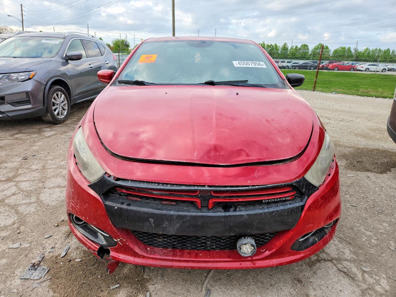 2013 Dodge Dart Sxt Red vin: 1C3CDFBA8DD185184