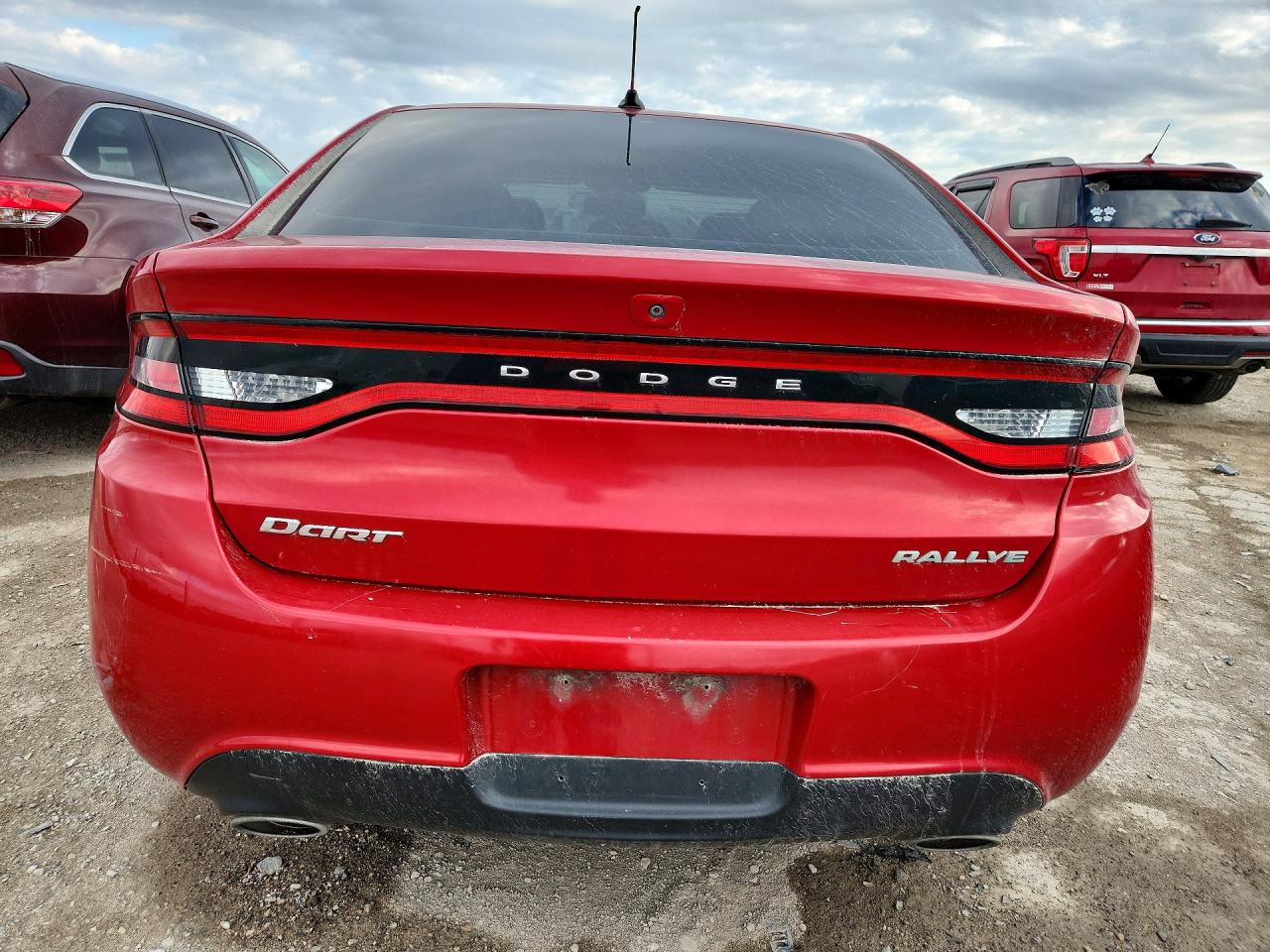 2013 Dodge Dart Sxt Red vin: 1C3CDFBA8DD185184