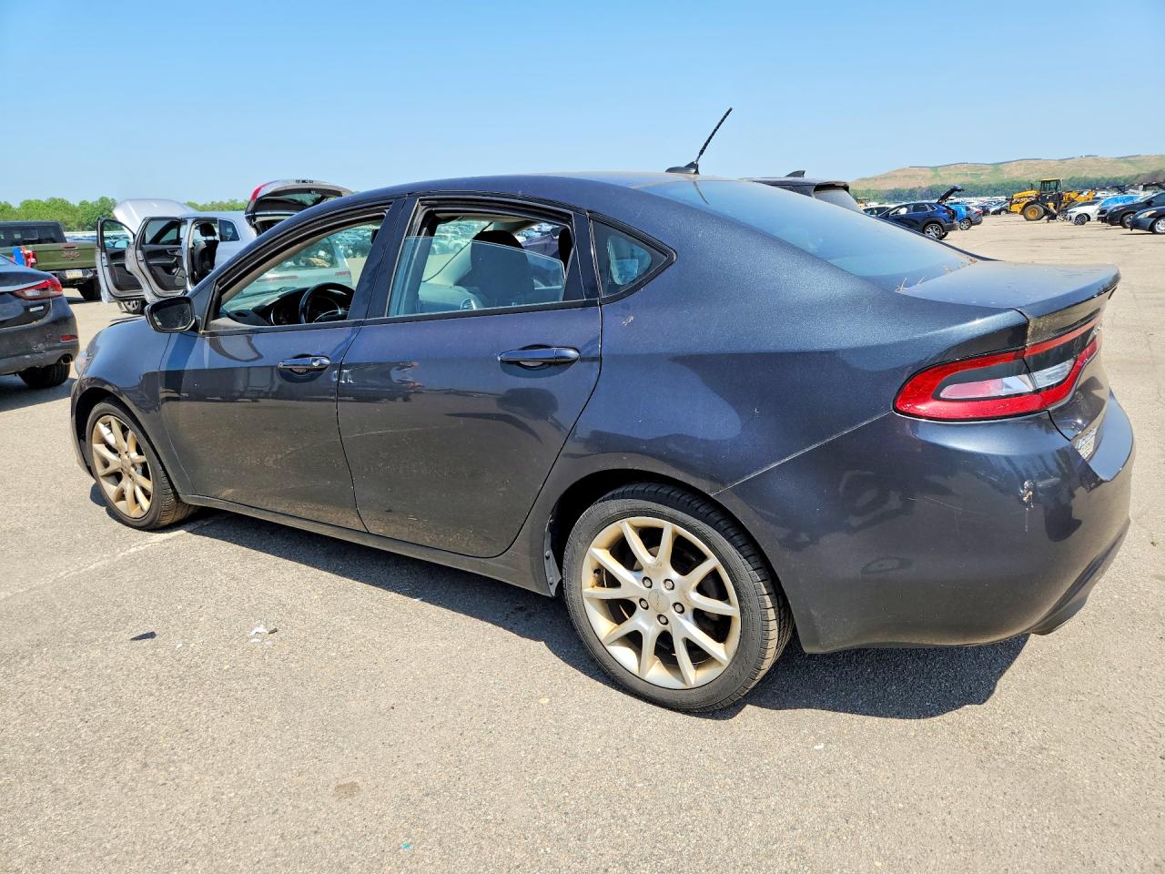 2013 Dodge Dart Sxt Gray vin: 1C3CDFBA8DD289481