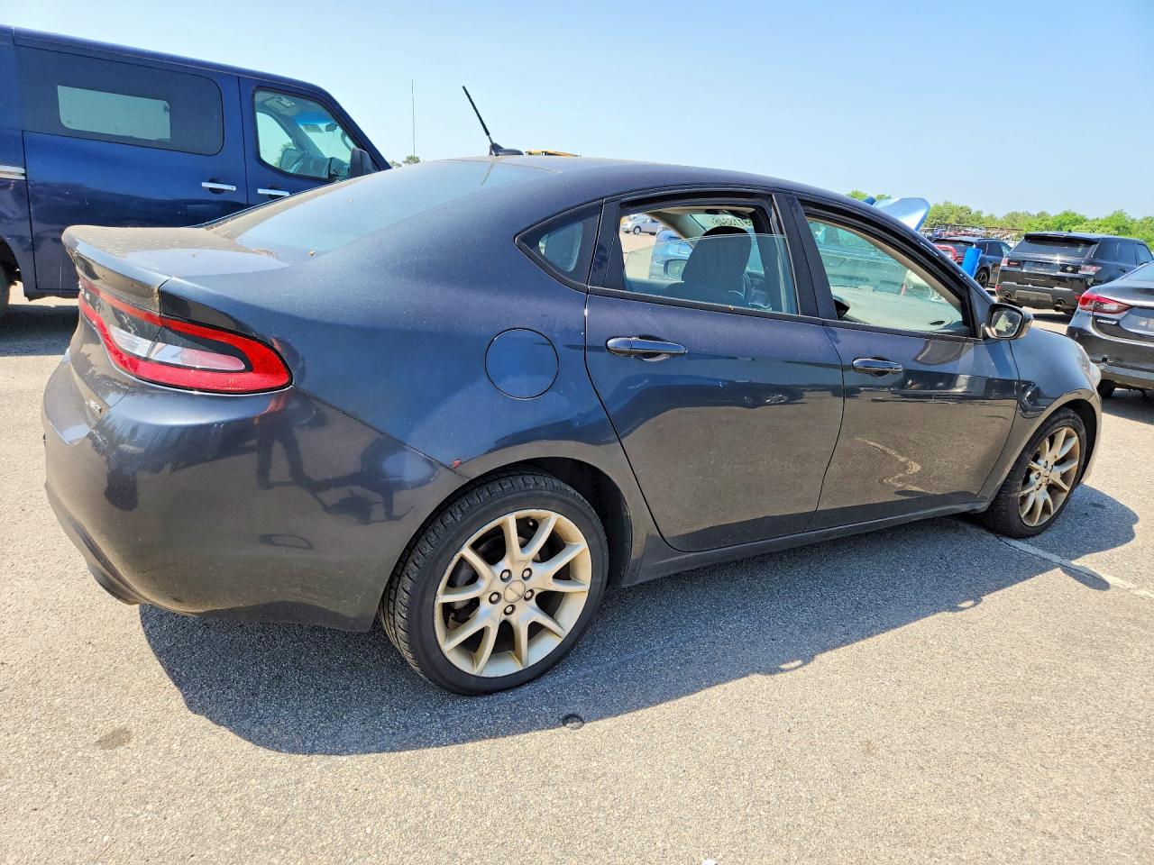 2013 Dodge Dart Sxt Gray vin: 1C3CDFBA8DD289481
