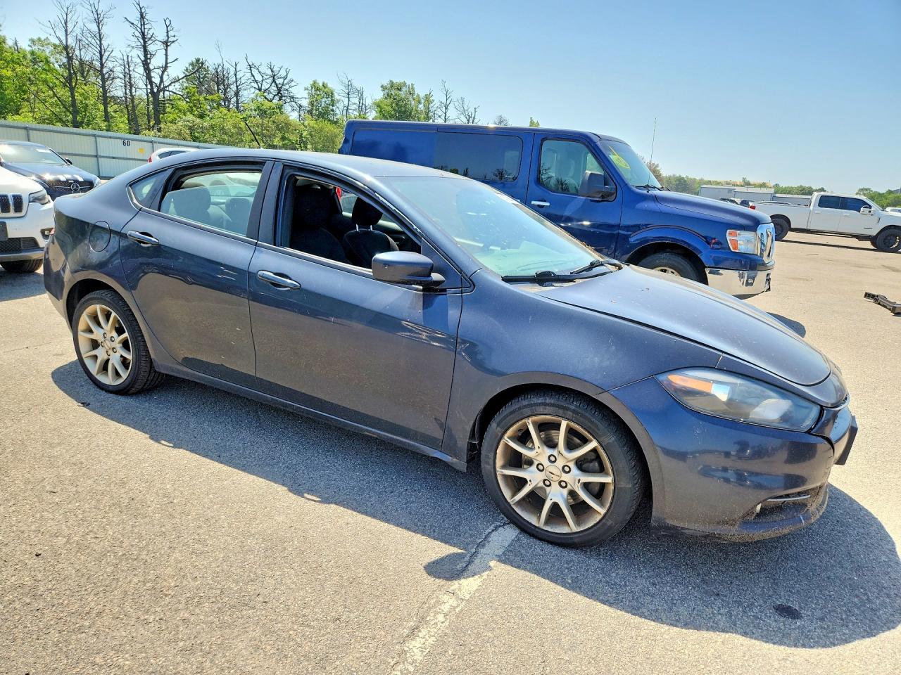 2013 Dodge Dart Sxt Gray vin: 1C3CDFBA8DD289481