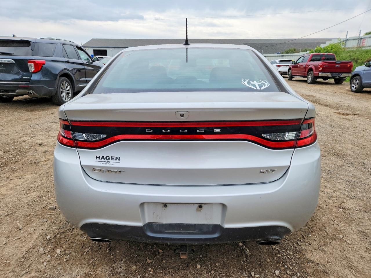 2013 Dodge Dart Sxt Серебряный vin: 1C3CDFBA8DD294602