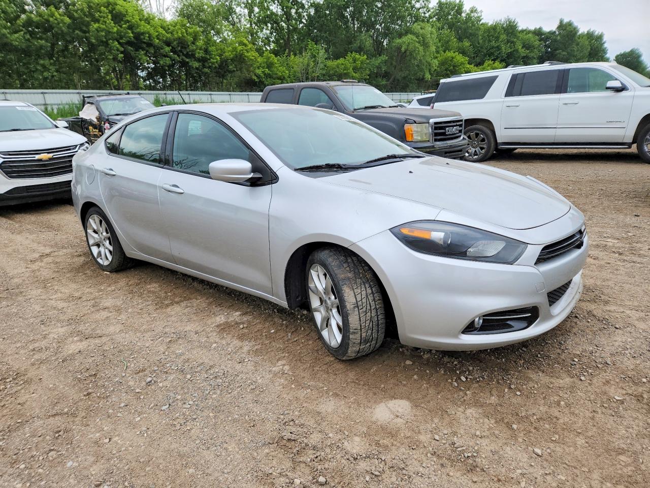 2013 Dodge Dart Sxt Серебряный vin: 1C3CDFBA8DD294602