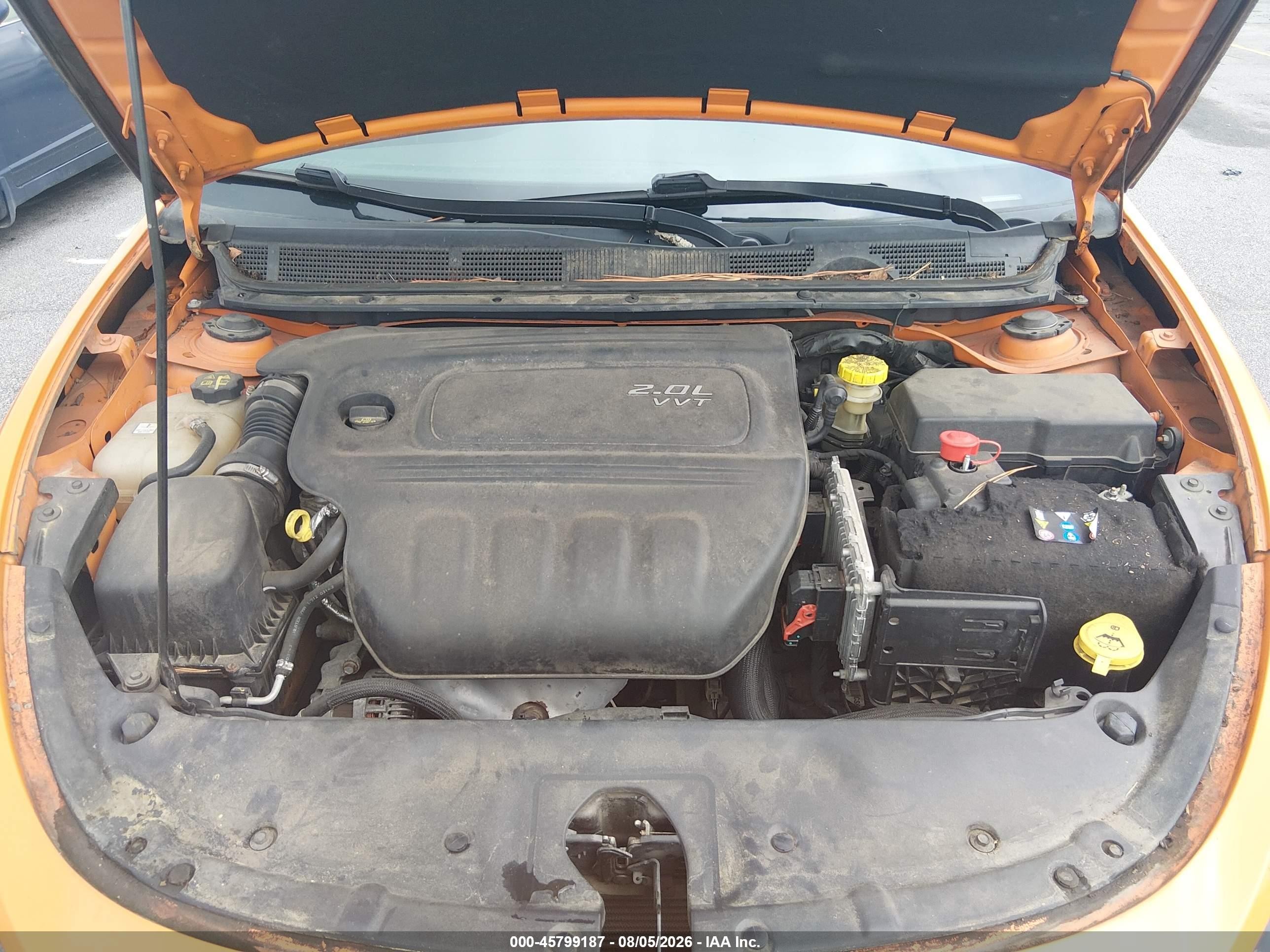 2013 Dodge Dart Sxt Оранжевый vin: 1C3CDFBA8DD310927