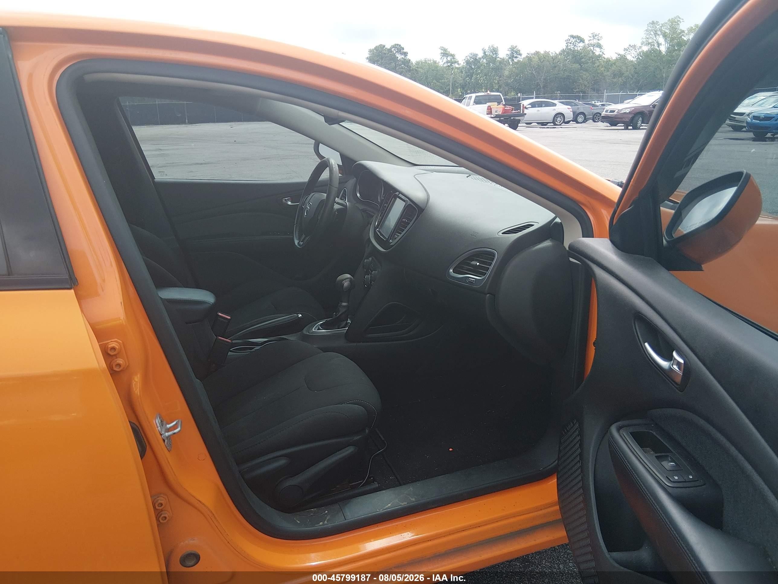 2013 Dodge Dart Sxt Оранжевый vin: 1C3CDFBA8DD310927