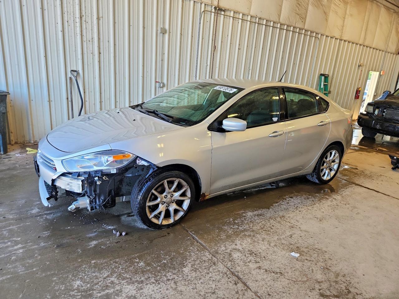 2013 Dodge Dart Sxt Silver vin: 1C3CDFBA8DD318140
