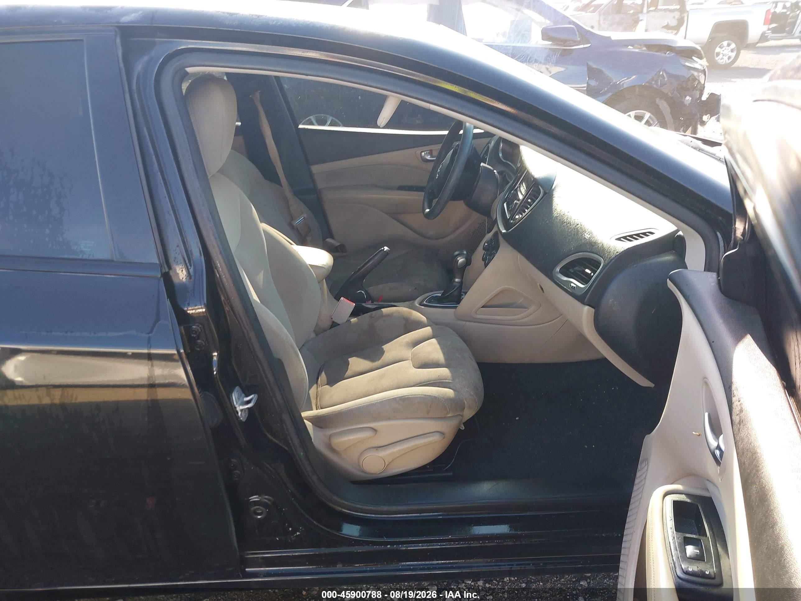 2013 Dodge Dart Sxt Black vin: 1C3CDFBA8DD318350