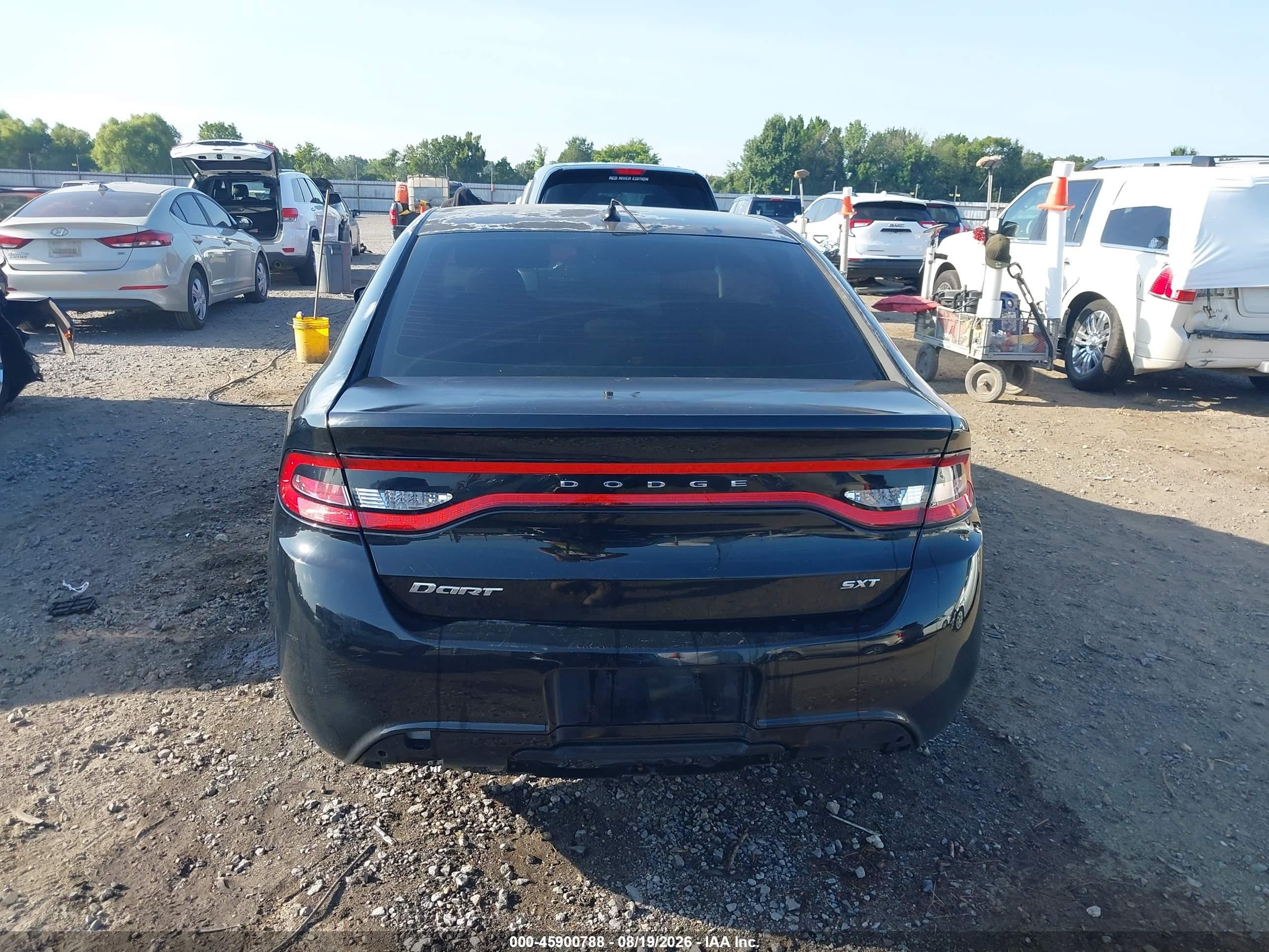 2013 Dodge Dart Sxt Black vin: 1C3CDFBA8DD318350