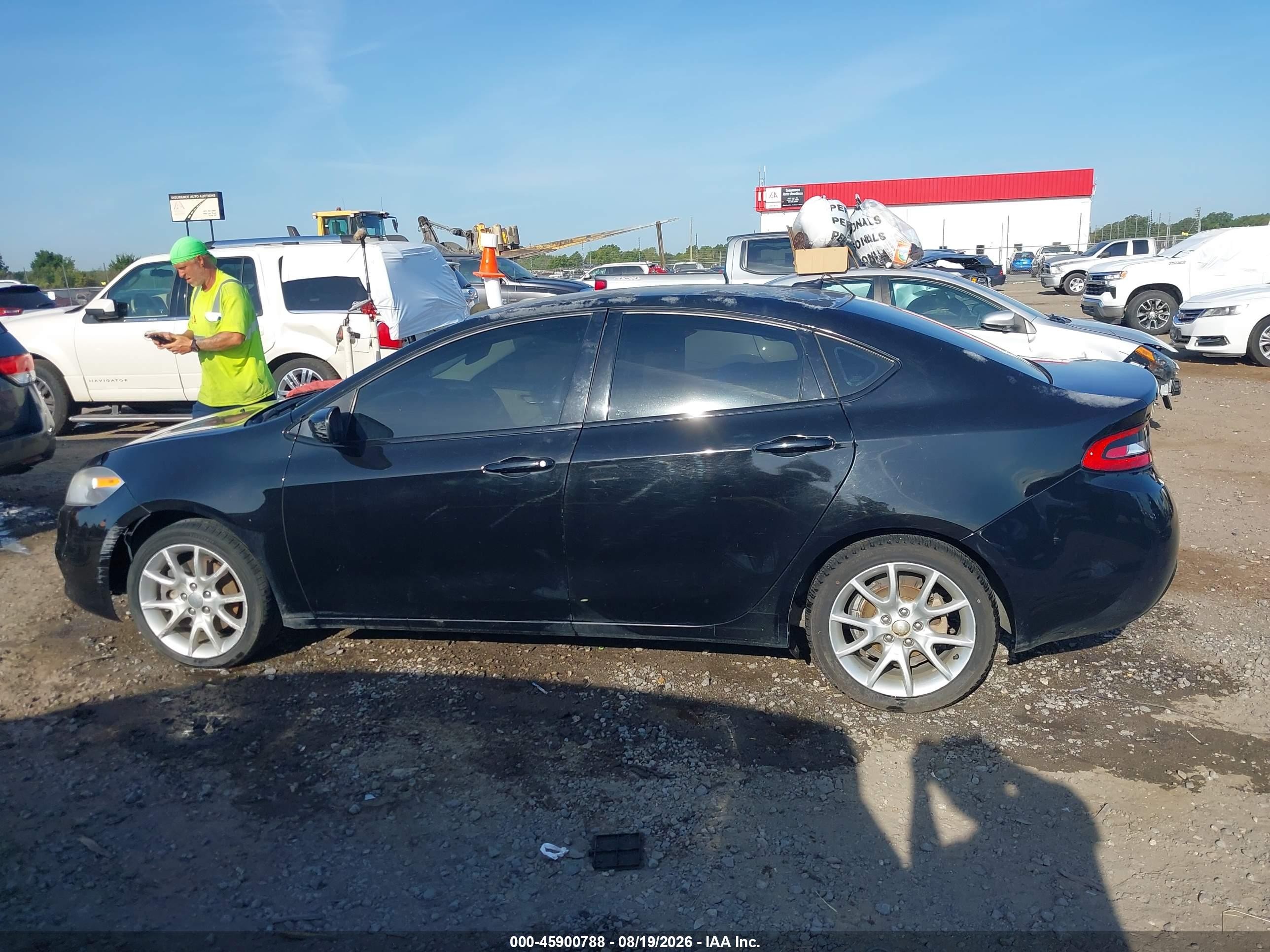 2013 Dodge Dart Sxt Black vin: 1C3CDFBA8DD318350