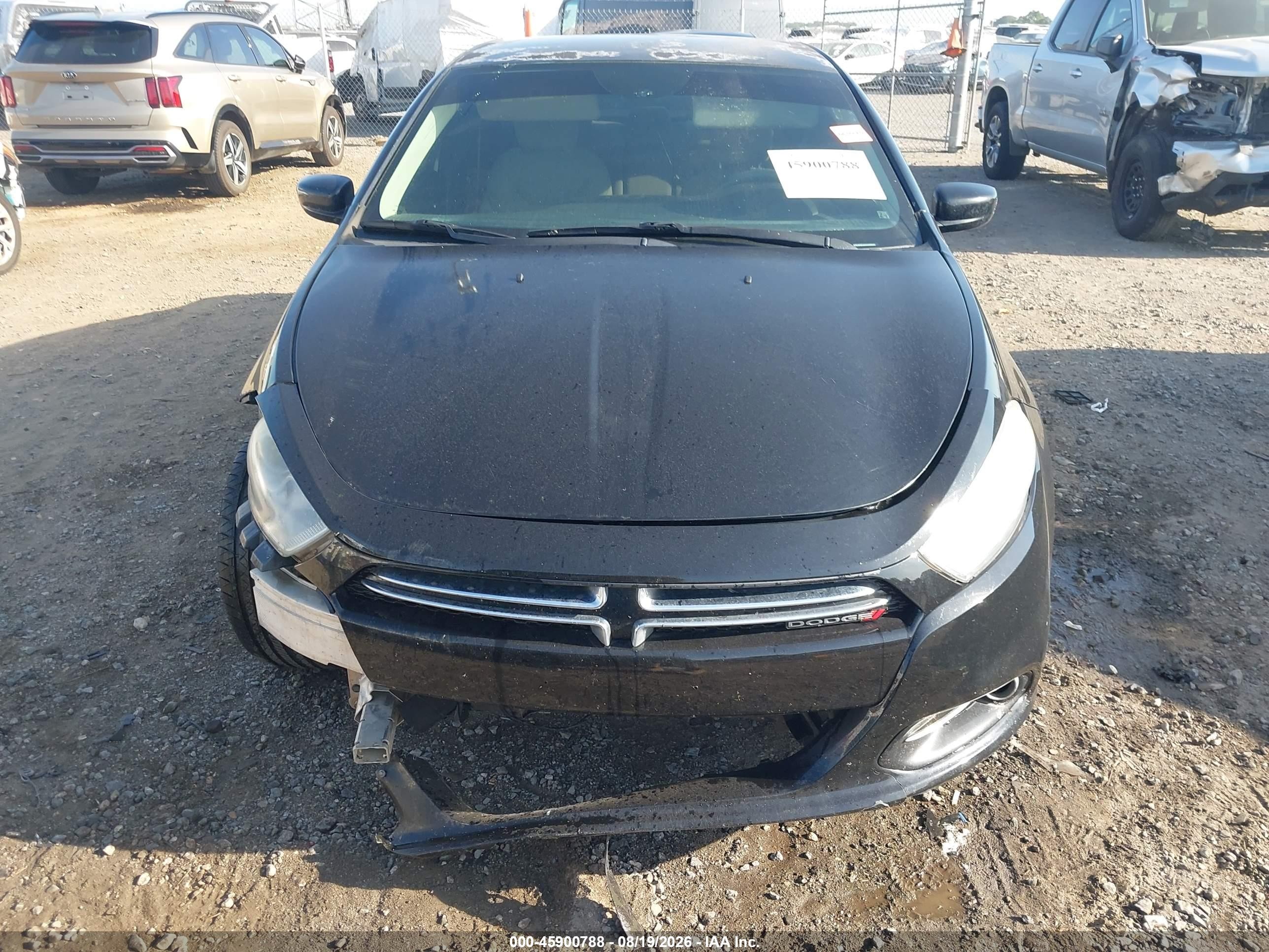 2013 Dodge Dart Sxt Black vin: 1C3CDFBA8DD318350