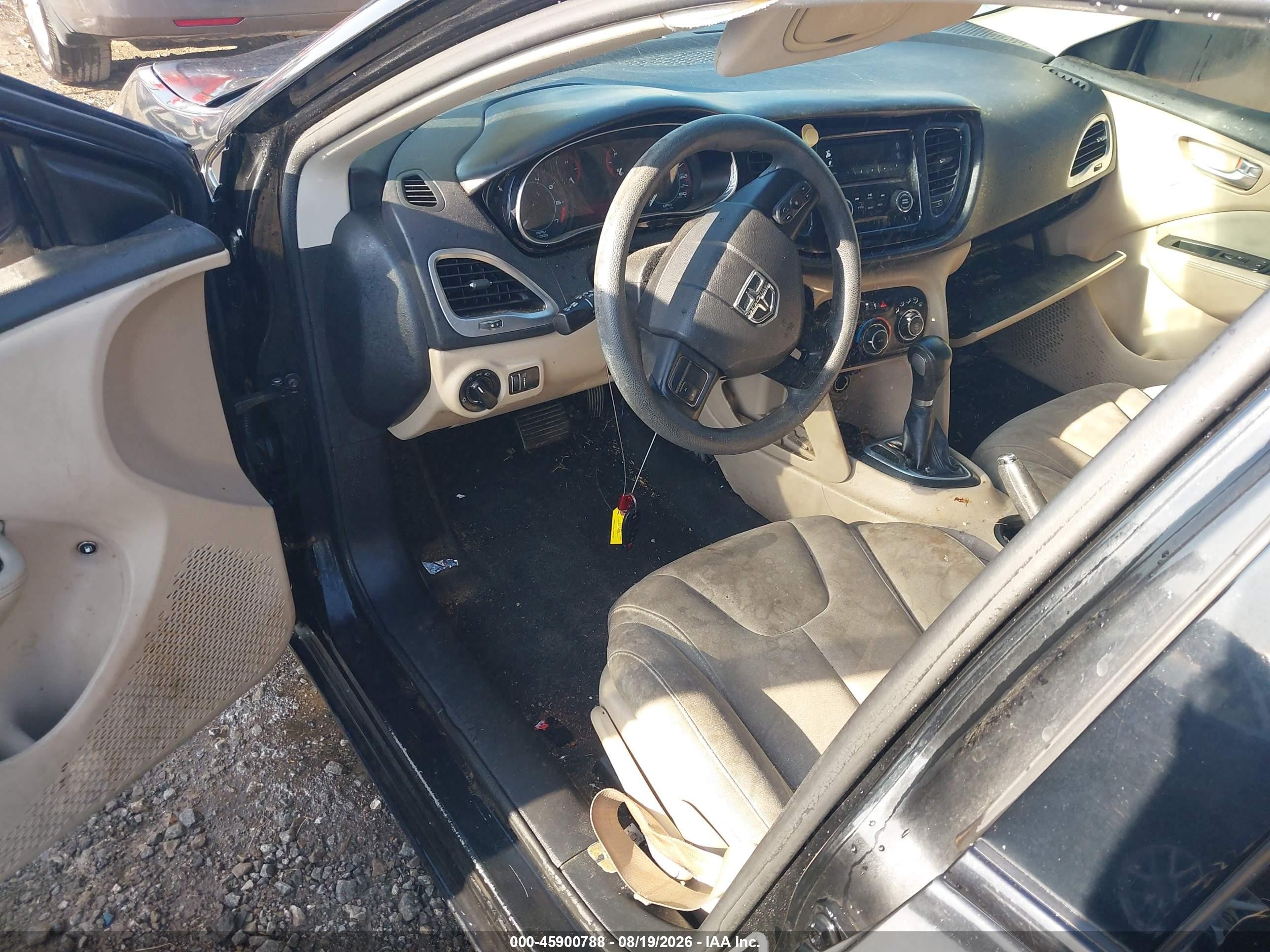 2013 Dodge Dart Sxt Black vin: 1C3CDFBA8DD318350