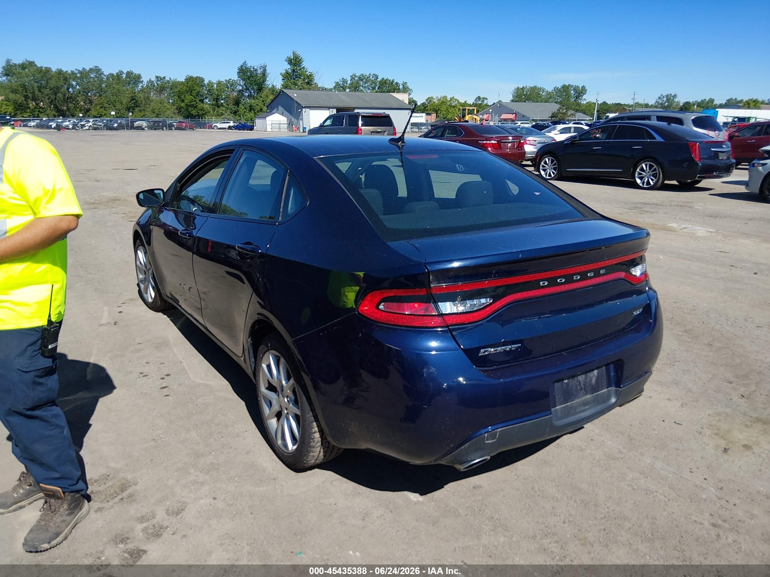 2013 Dodge Dart Sxt Dark Blue vin: 1C3CDFBA8DD336797