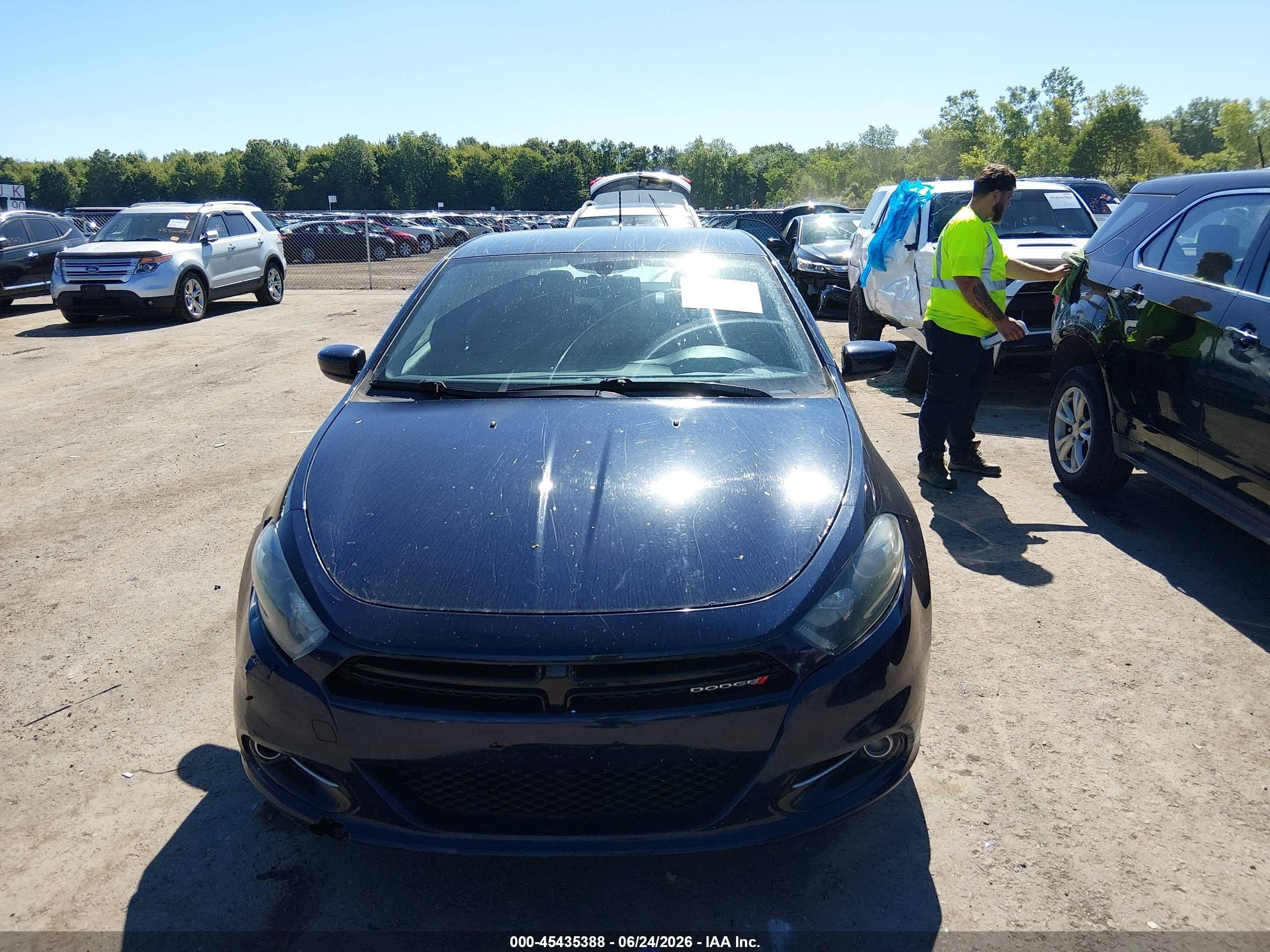 2013 Dodge Dart Sxt Dark Blue vin: 1C3CDFBA8DD336797