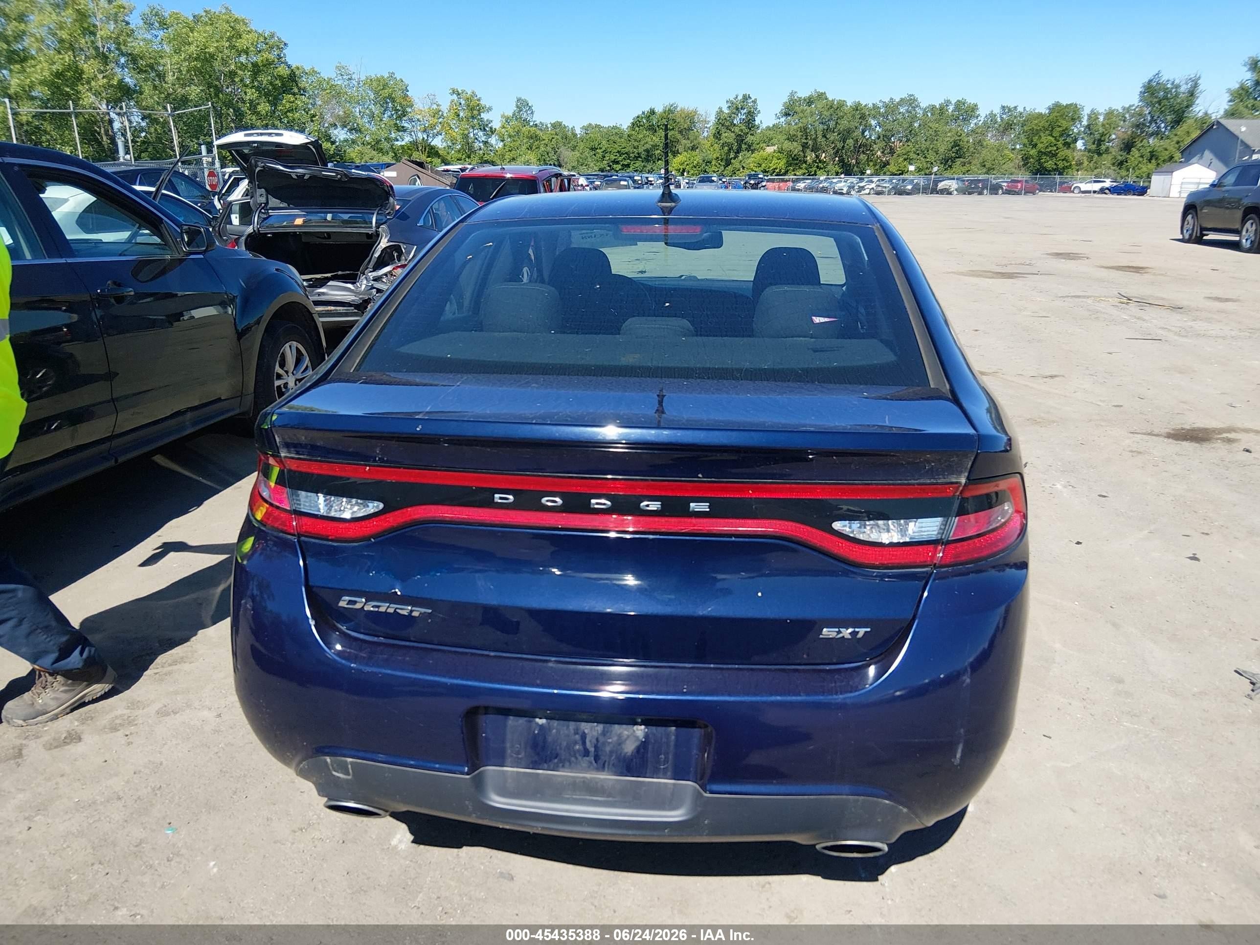 2013 Dodge Dart Sxt Dark Blue vin: 1C3CDFBA8DD336797