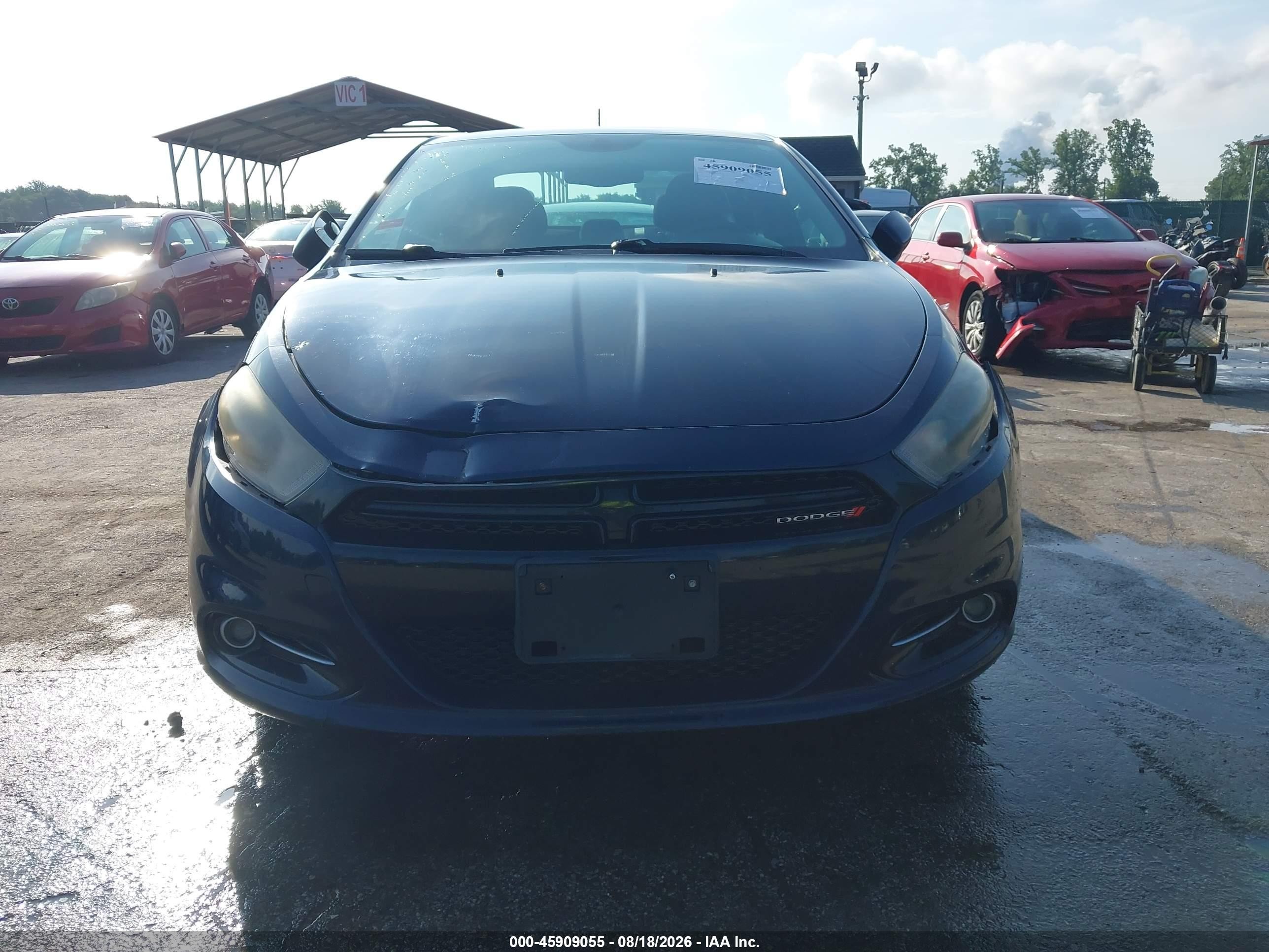2013 Dodge Dart Sxt Синий vin: 1C3CDFBA8DD336833