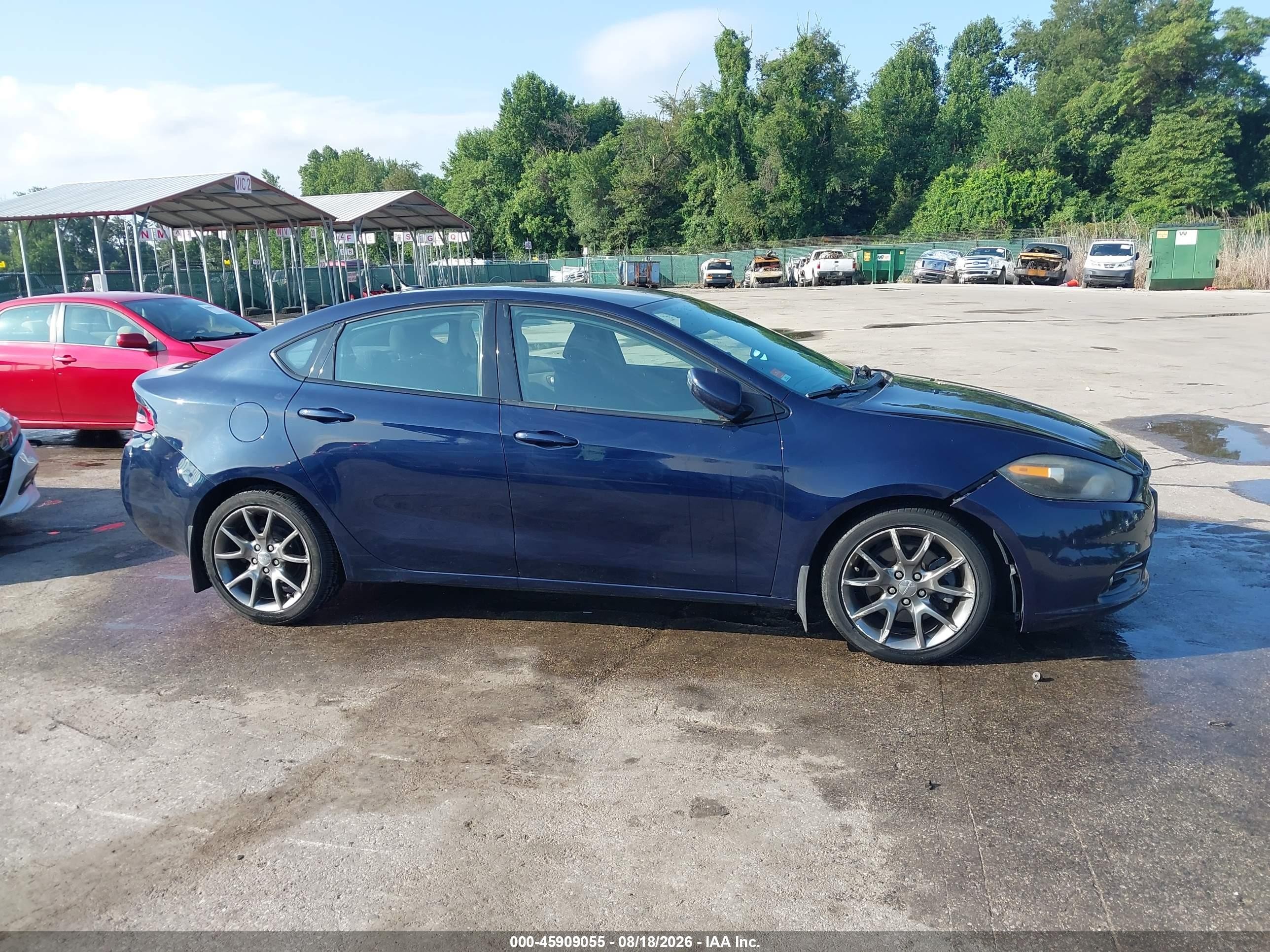 2013 Dodge Dart Sxt Синий vin: 1C3CDFBA8DD336833